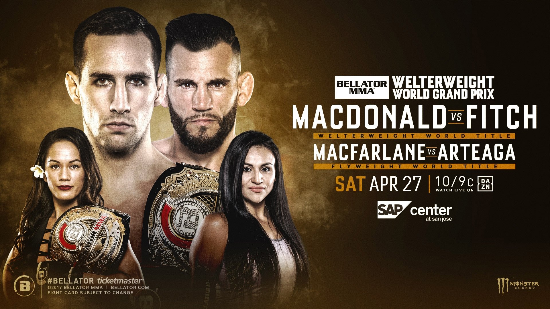 Backdrop for Bellator 220: MacDonald vs. Fitch