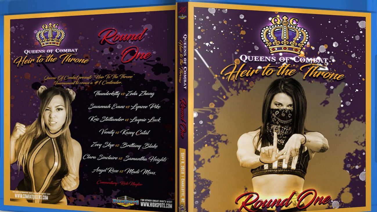 Backdrop for Queens Of Combat QOC 26 Heir To The Throne