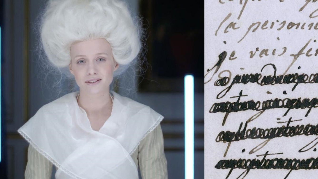 Backdrop for Marie-Antoinette, the deepest secrets of a queen