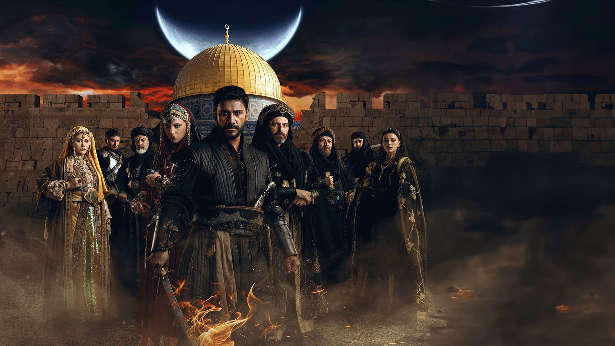 Backdrop for Saladın: The Conqueror of Jerusalem