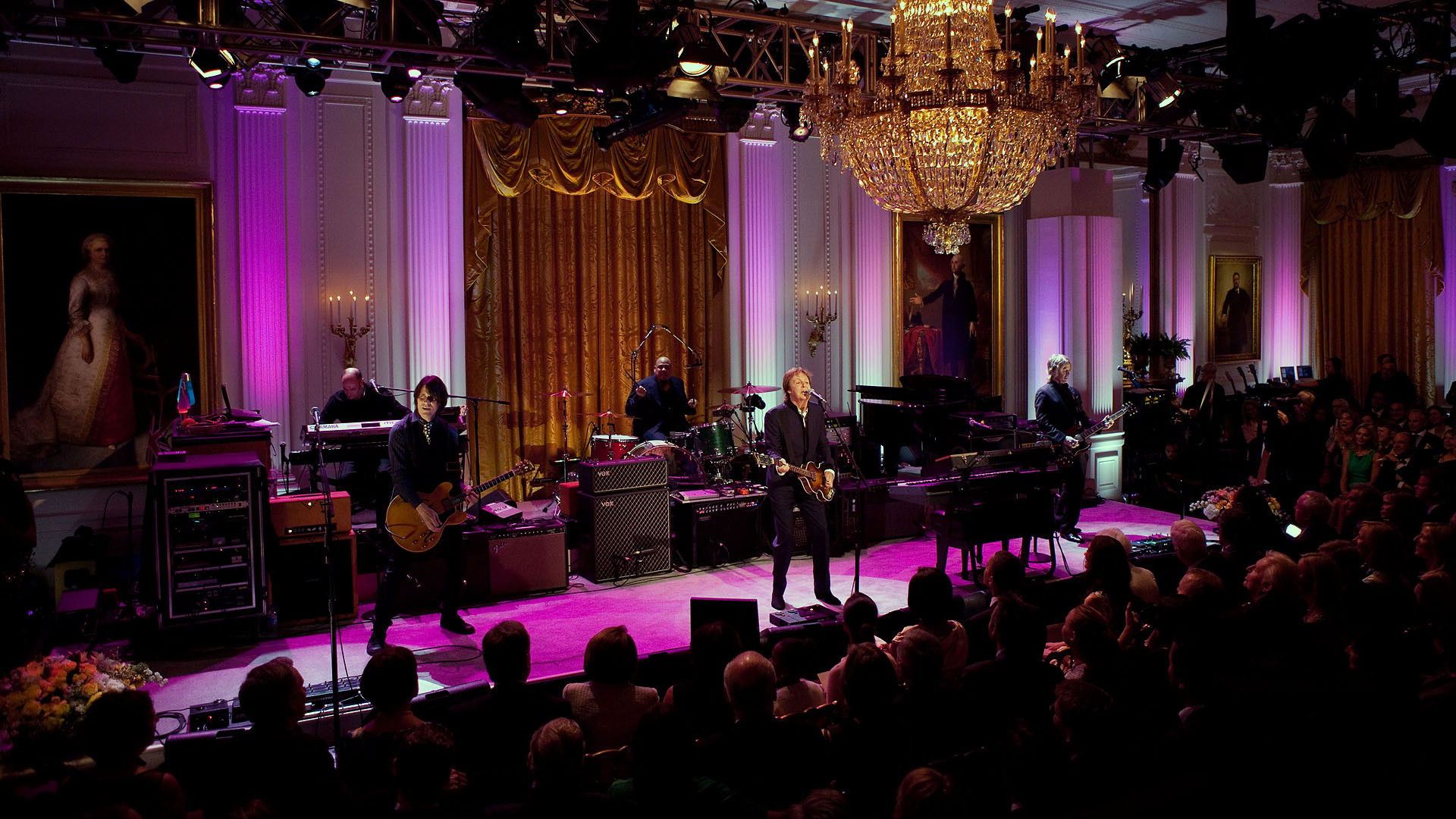 Backdrop for Paul McCartney: In Performance at the White House