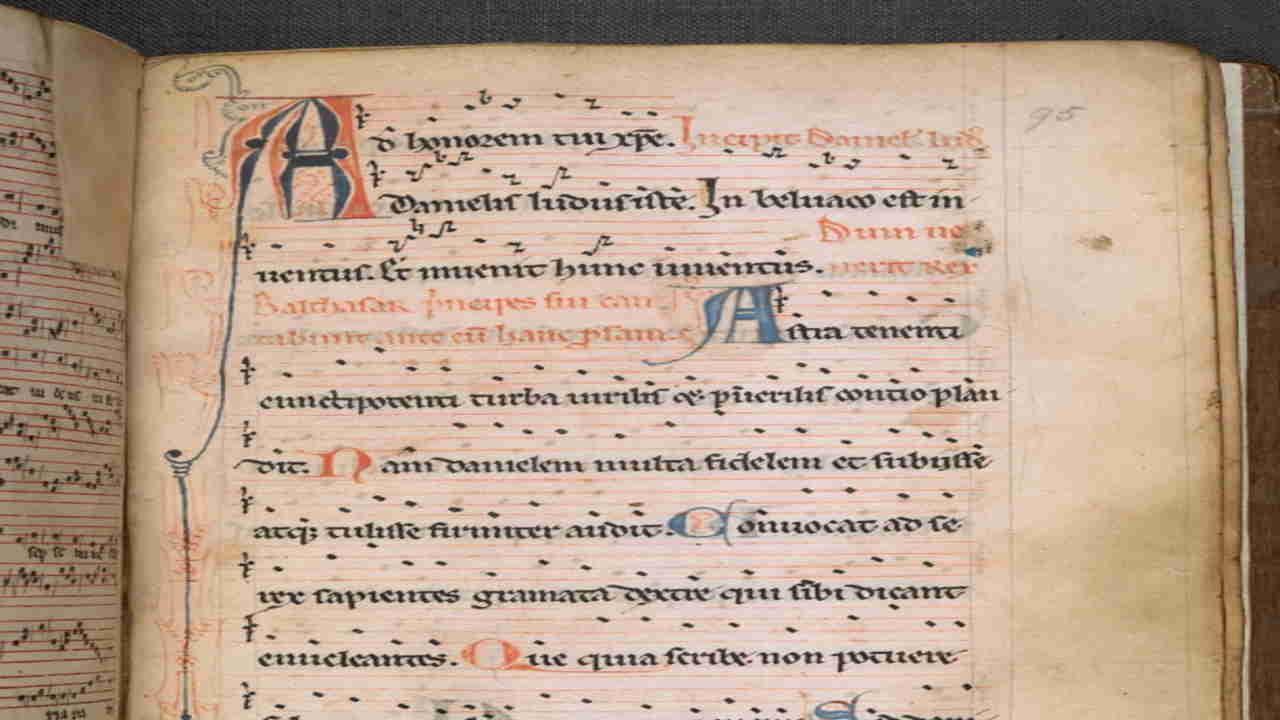 Backdrop for Ludus Danielis - The Play of Daniel