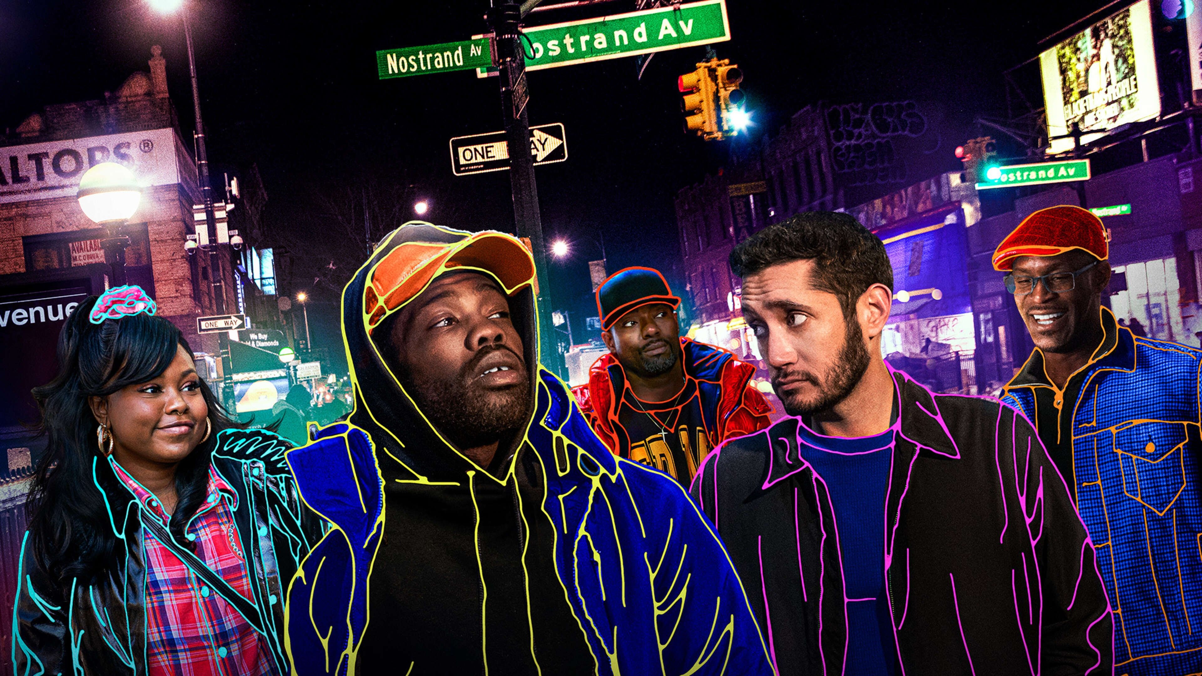 Backdrop for Flatbush Misdemeanors