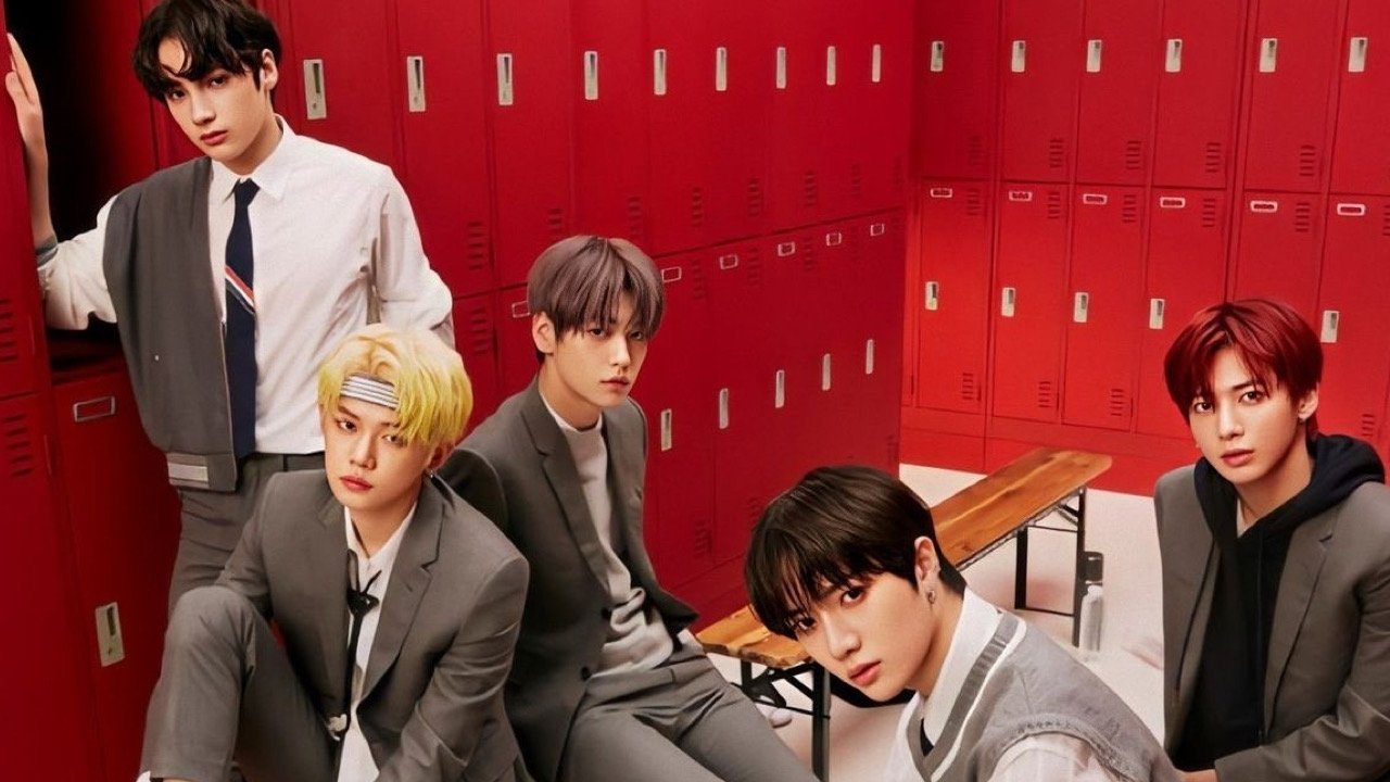 Backdrop for TXT Drama Making of Jacket Photos
