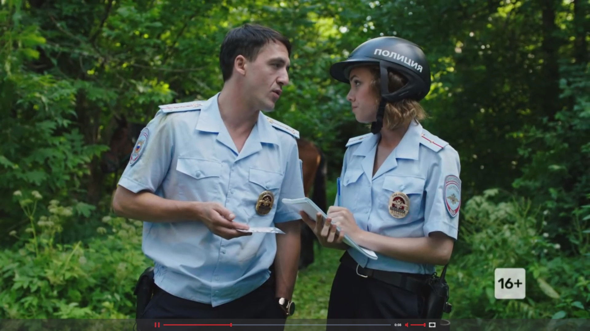 Backdrop for Mounted Police