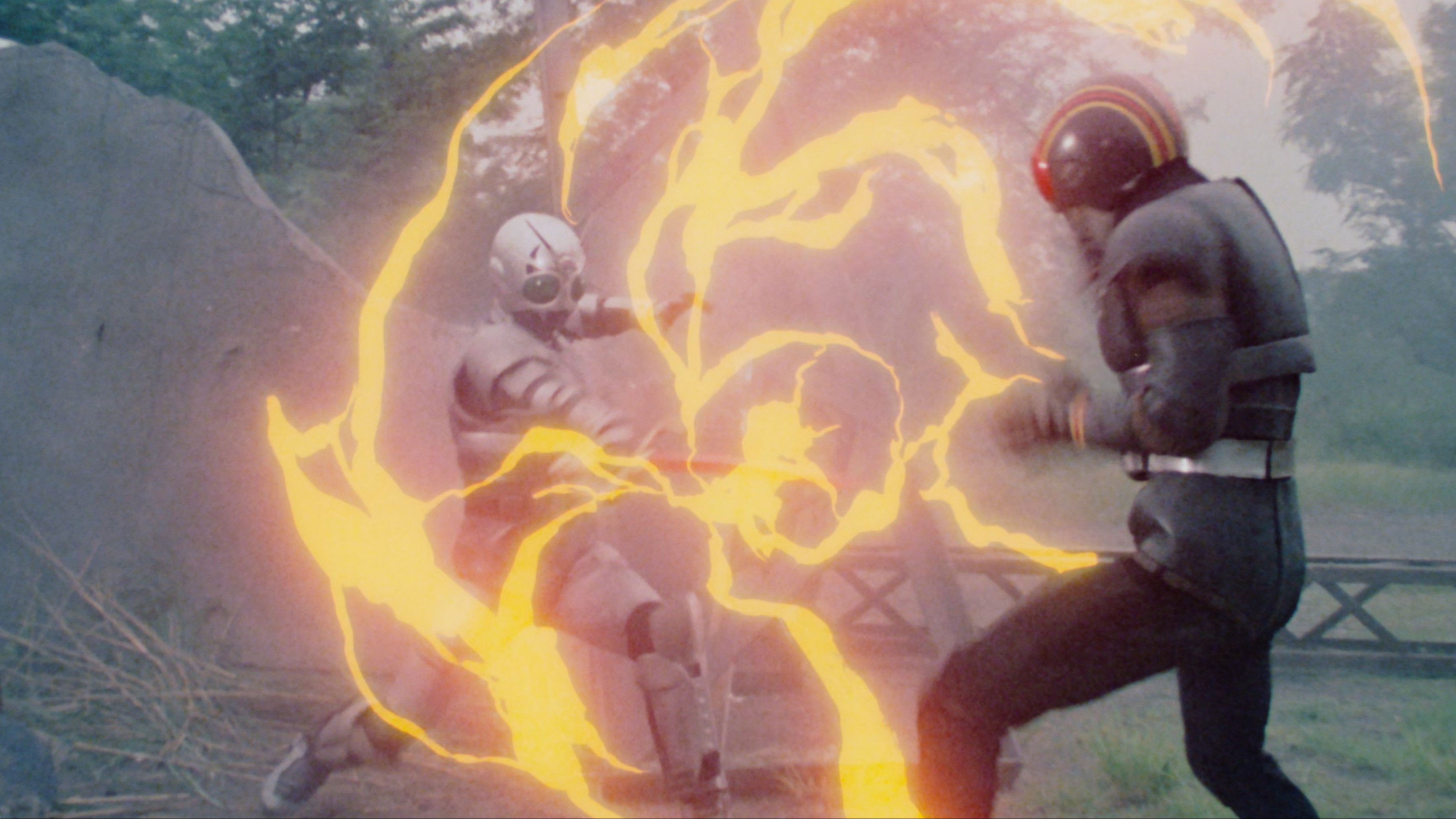 Backdrop for Kamen Rider Black: Terror! Demon Mansion at Devil's Pass