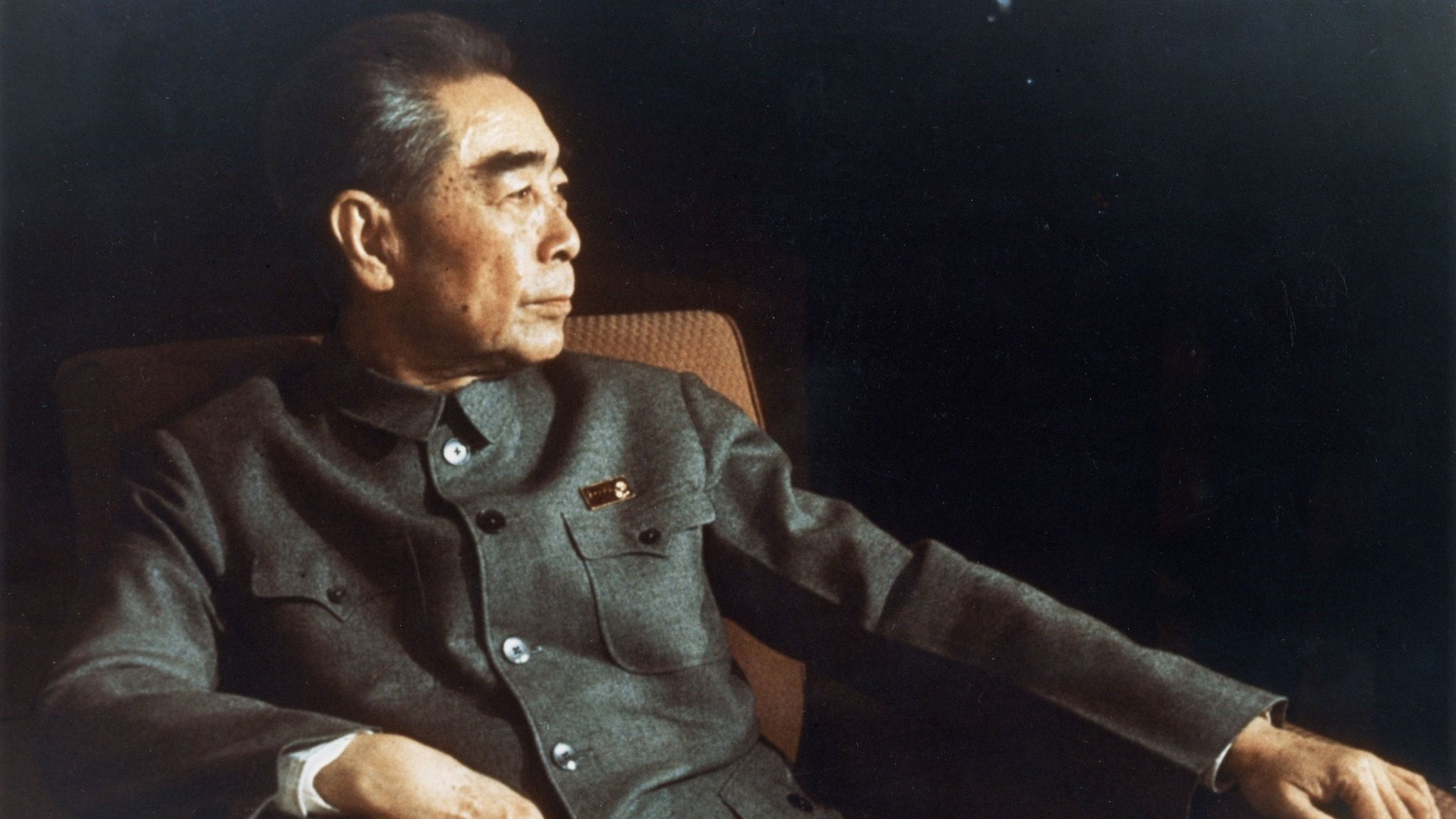 Backdrop for Zhou Enlai