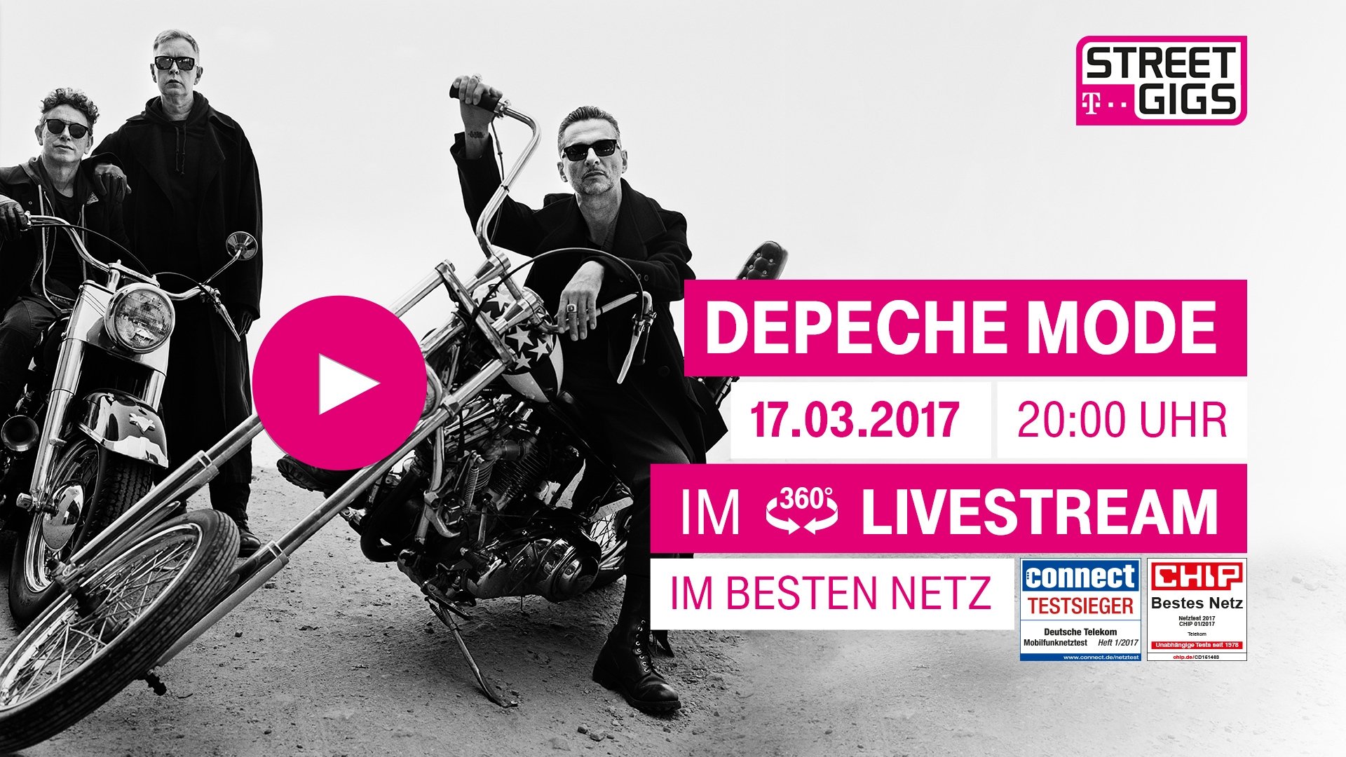Backdrop for Depeche Mode - Telekom Street Gigs