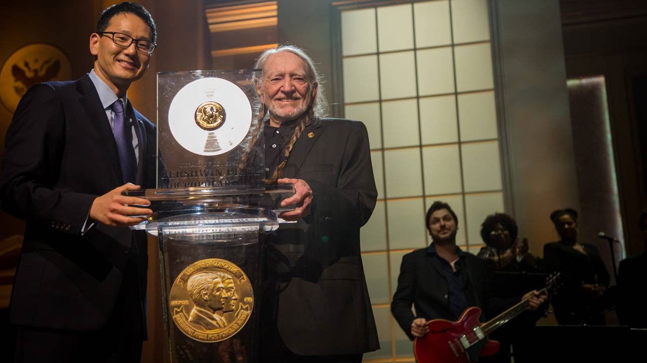 Backdrop for Willie Nelson: The Library of Congress Gershwin Prize For Popular Song