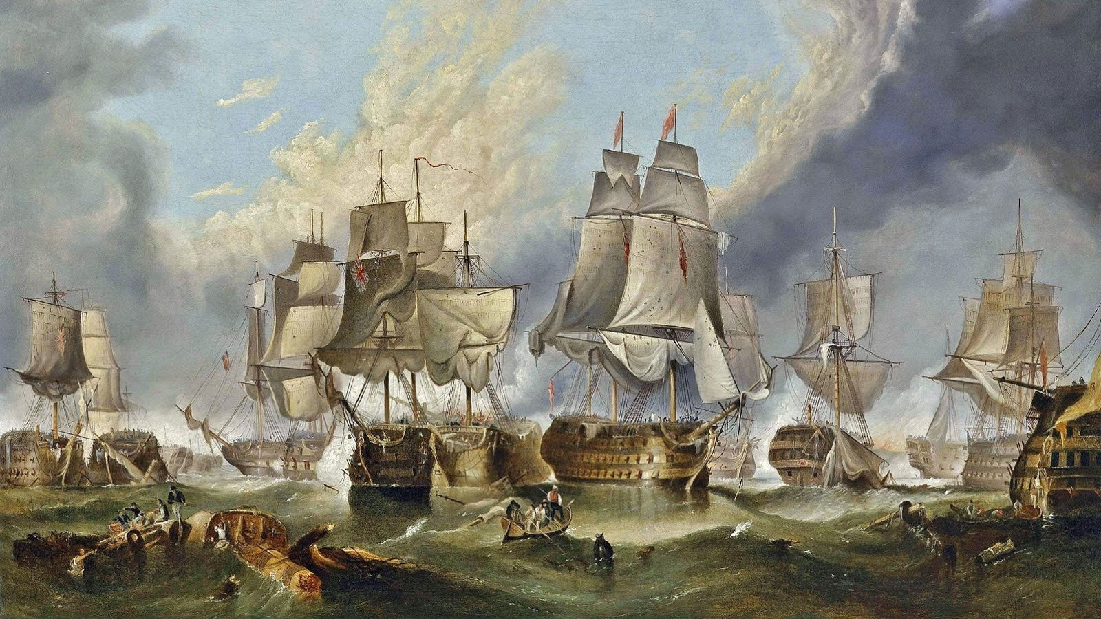 Backdrop for The Battle of Trafalgar: Nelson's Victory