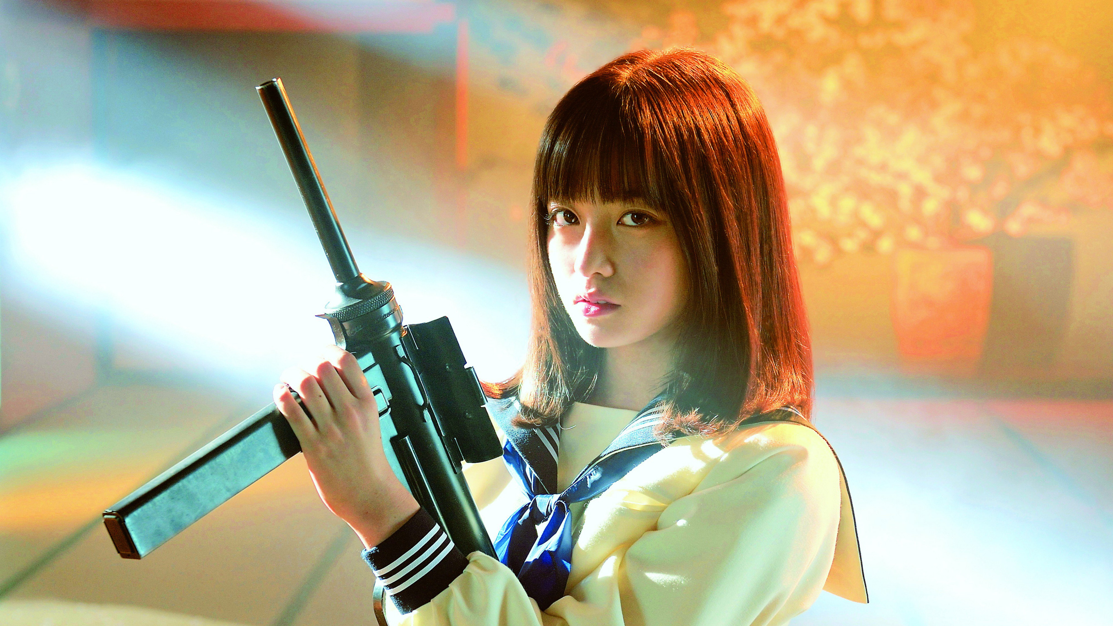 Backdrop for Sailor Suit and Machine Gun: Graduation