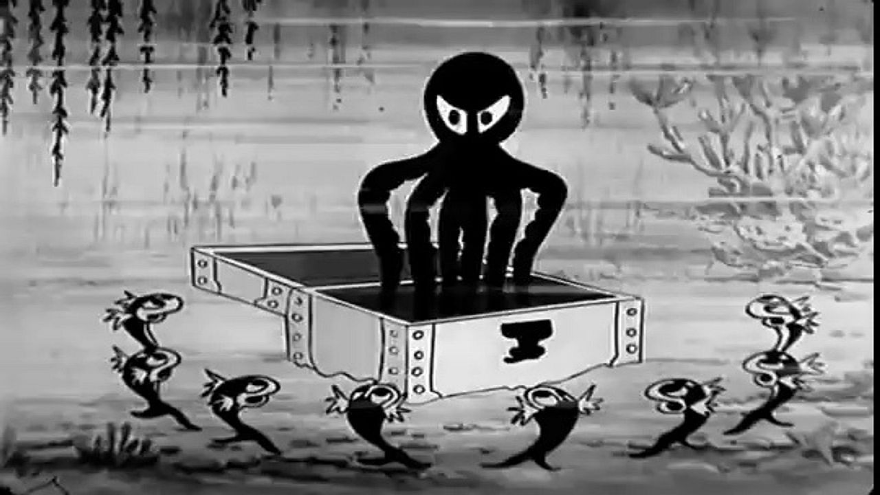 Backdrop for Frolicking Fish