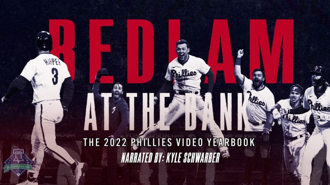 Backdrop for Bedlam At The Bank: The 2022 Phillies Yearbook