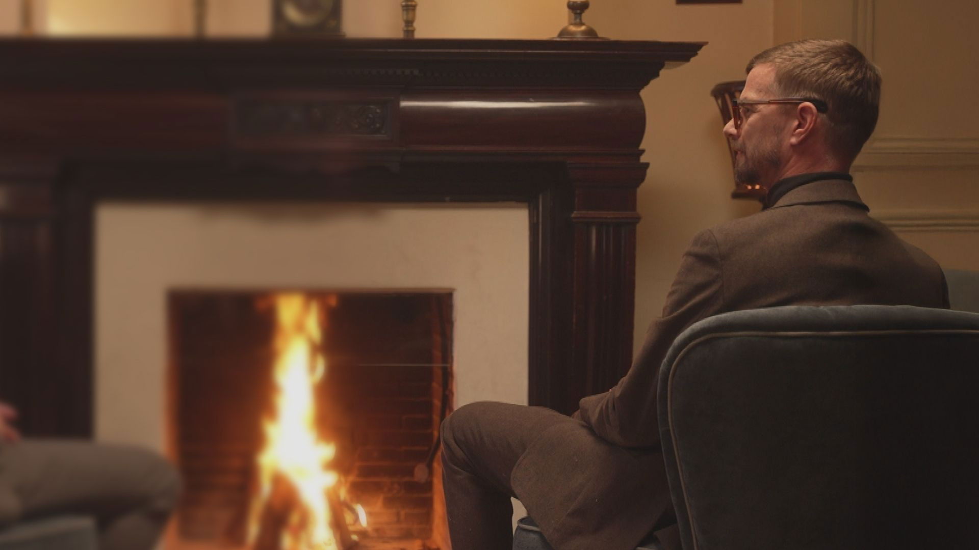 Backdrop for Kaminfeuer mit Joko & Klaas