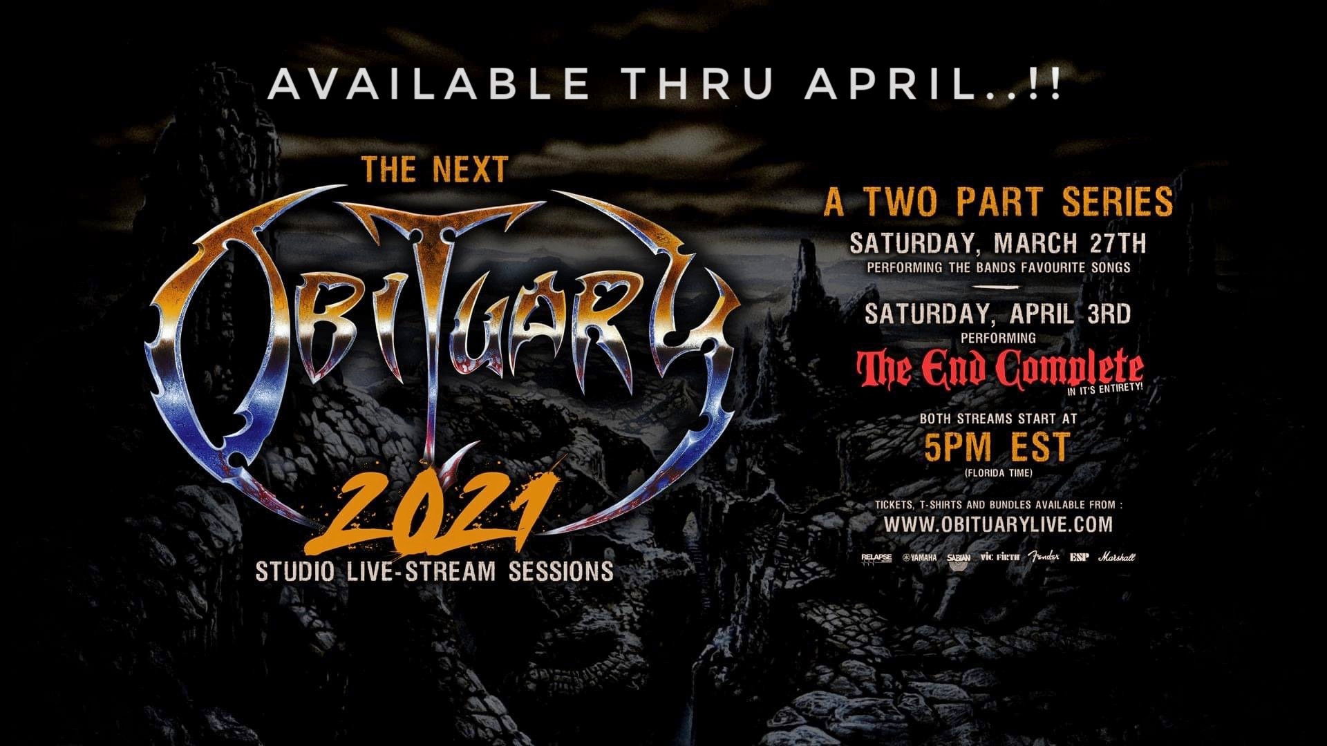 Backdrop for Obituary - The End Complete Album Live Stream