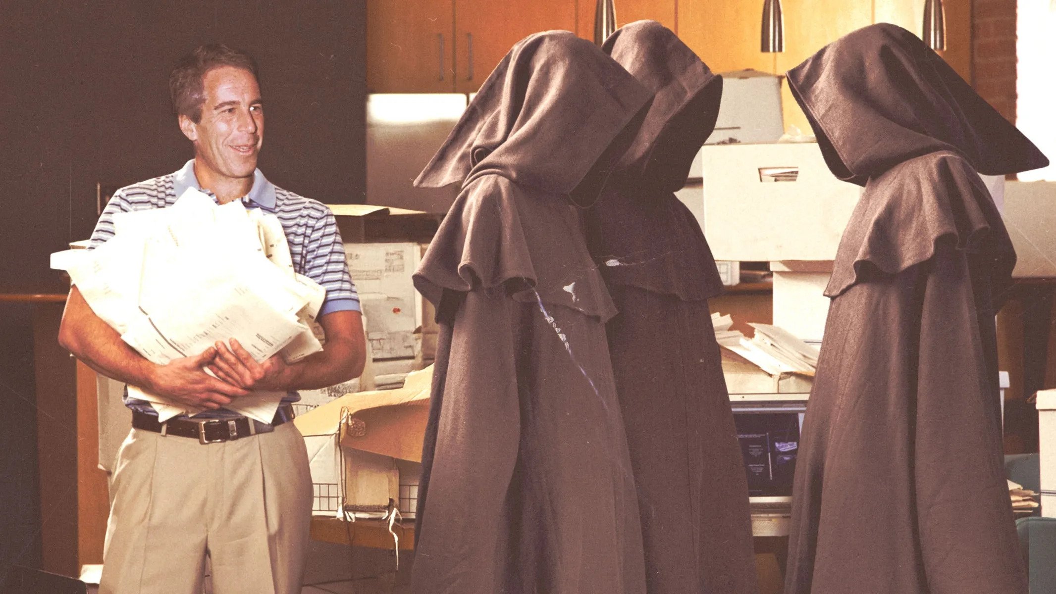 Backdrop for Jeffrey Epstein: Bad Pedophile