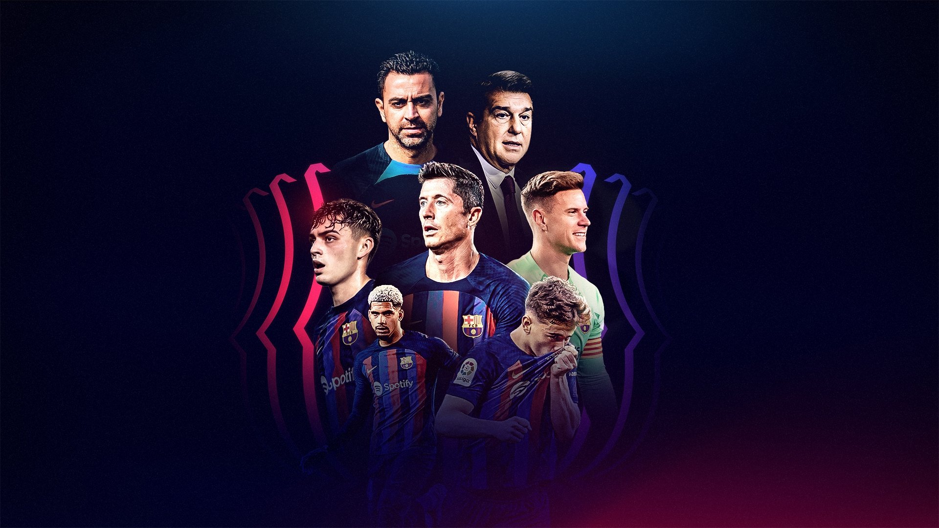 Backdrop for FC Barcelona: A New Era