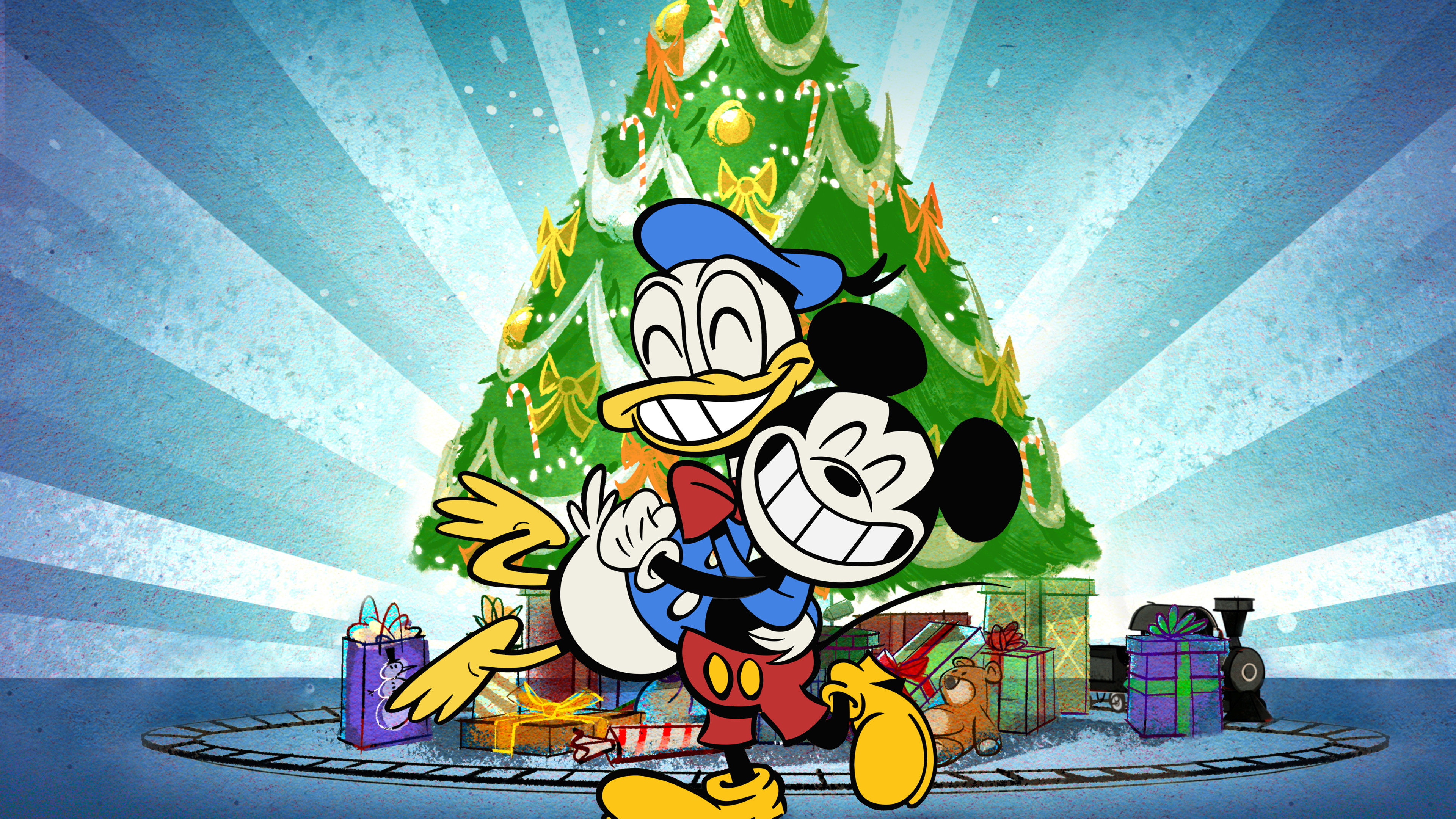 Backdrop for Duck the Halls: A Mickey Mouse Christmas Special