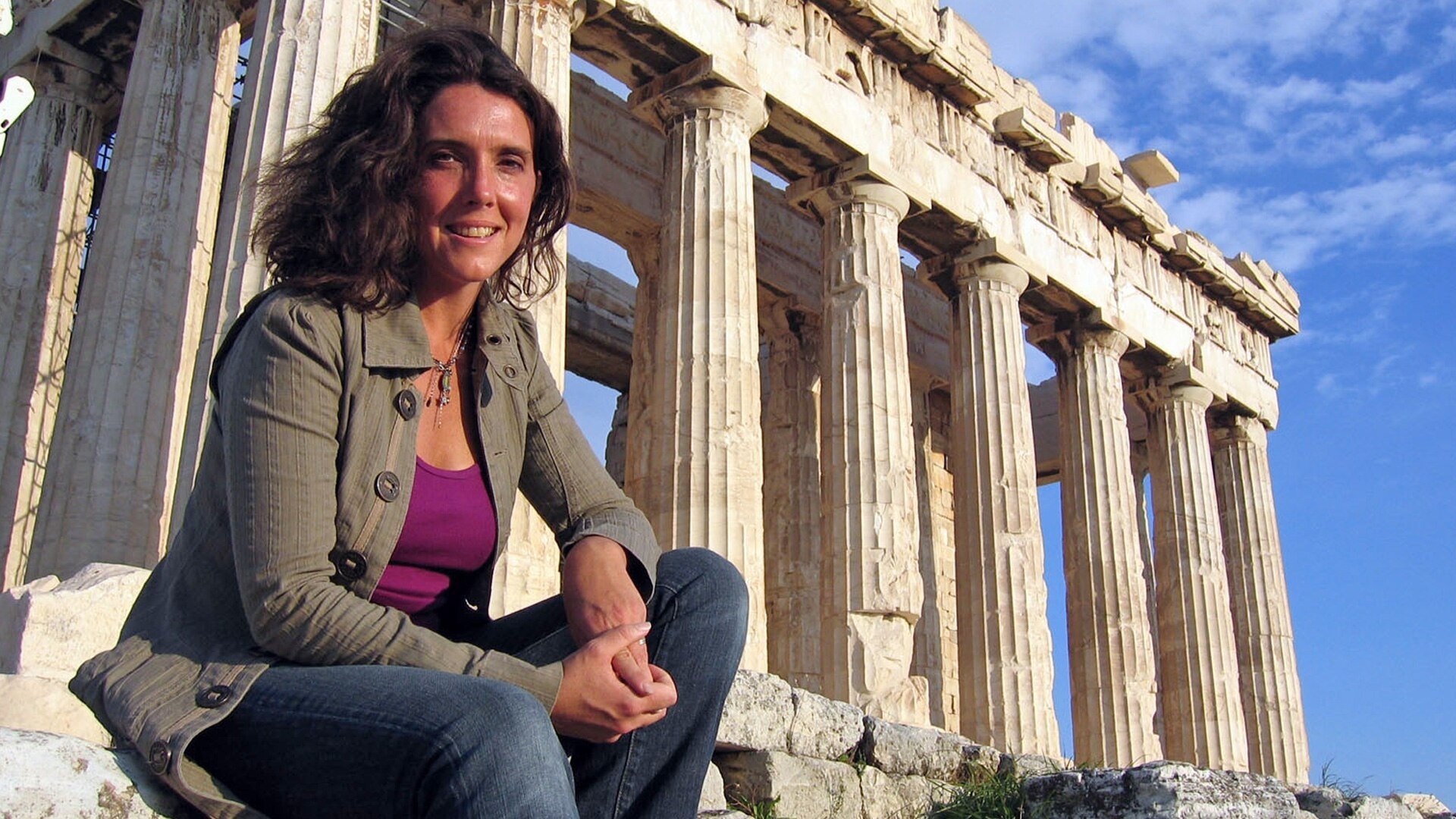 Backdrop for The Ancient World with Bettany Hughes