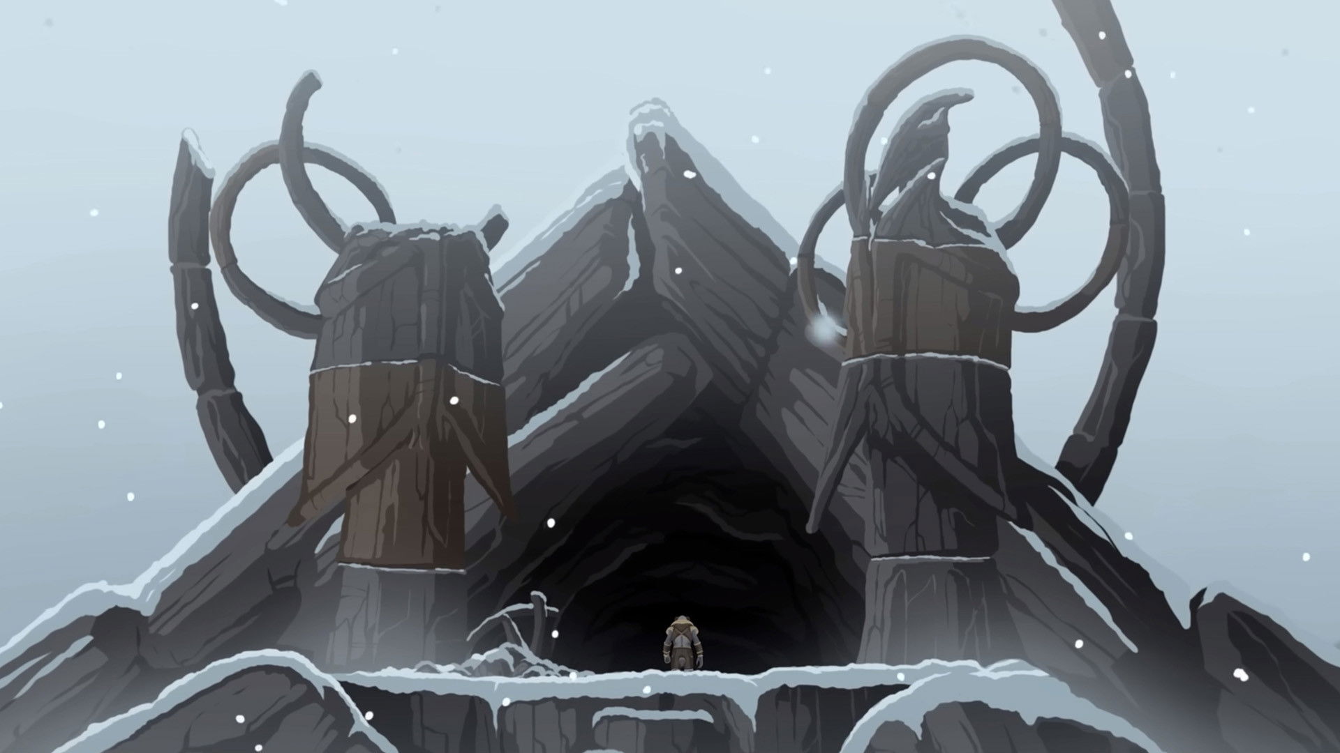 Backdrop for Winter Weathered