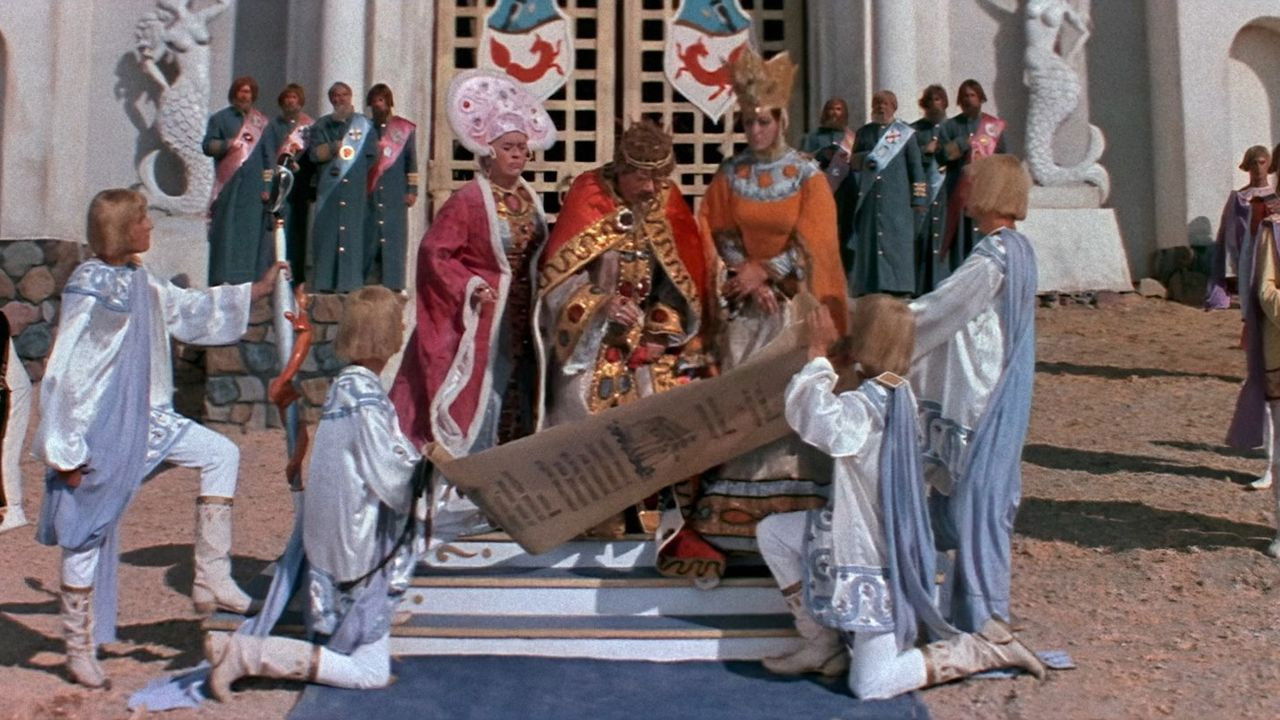 Backdrop for Through Fire, Water and... Brass Pipes