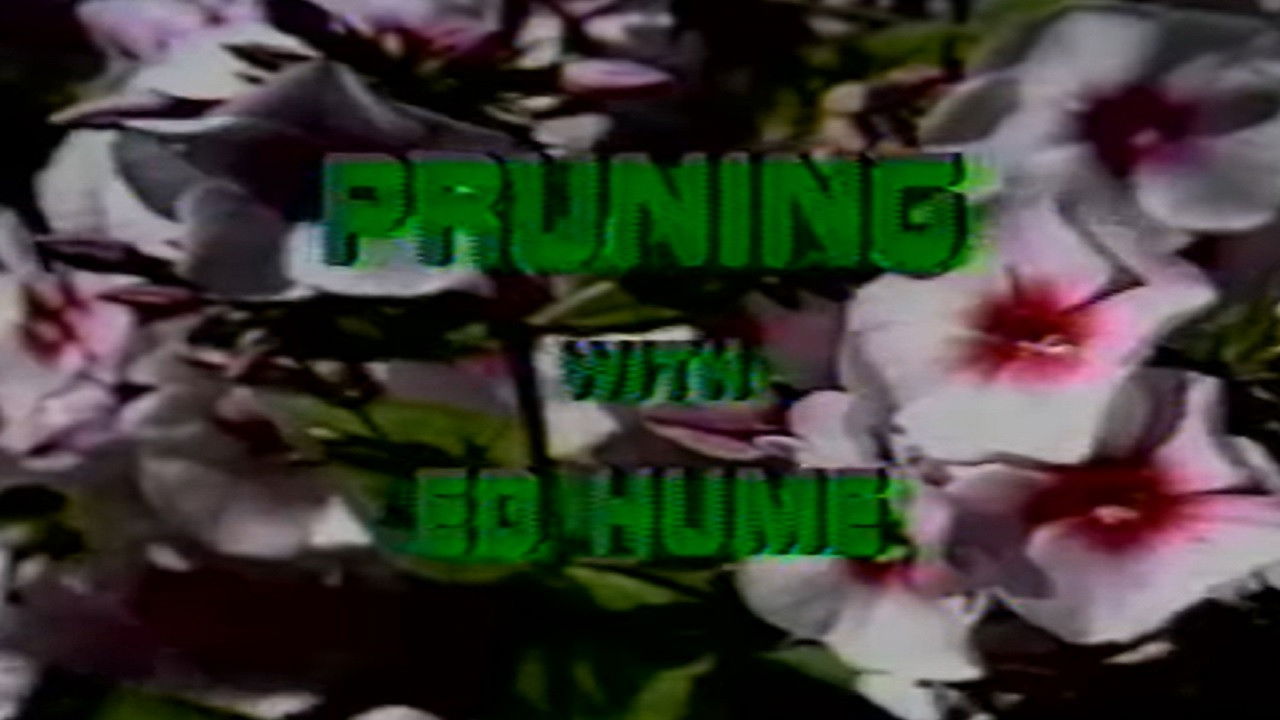 Backdrop for Pruning with Ed Hume