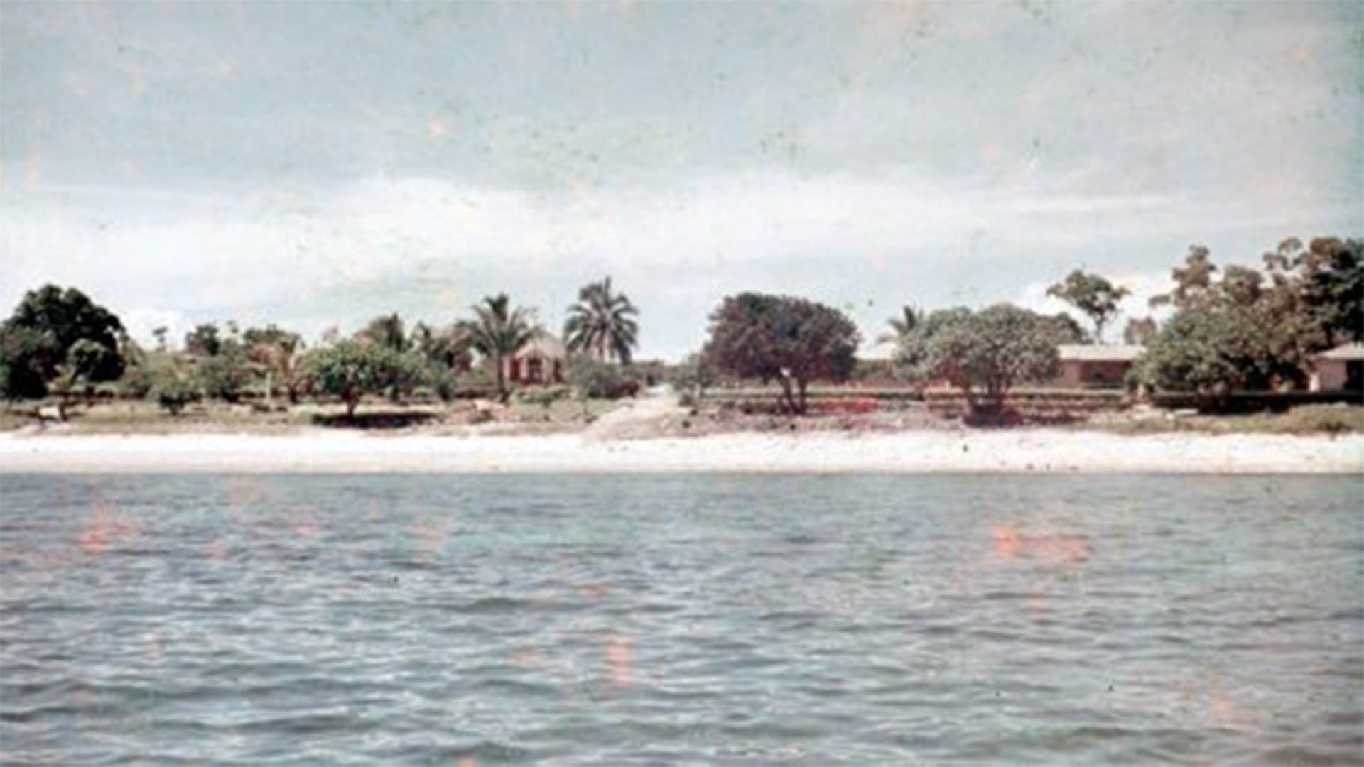 Backdrop for Fantome Island