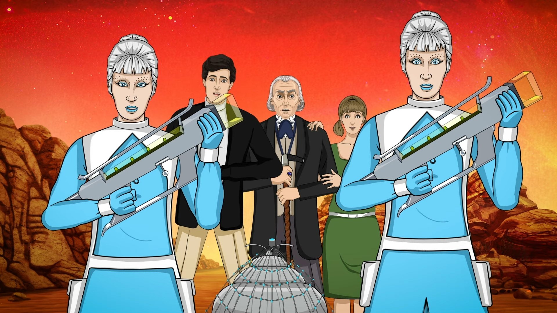 Backdrop for Doctor Who: Galaxy 4