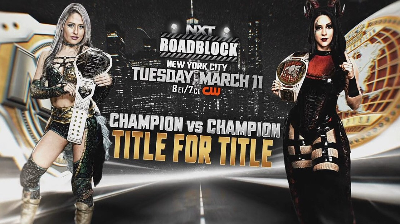 Backdrop for NXT Roadblock 2025