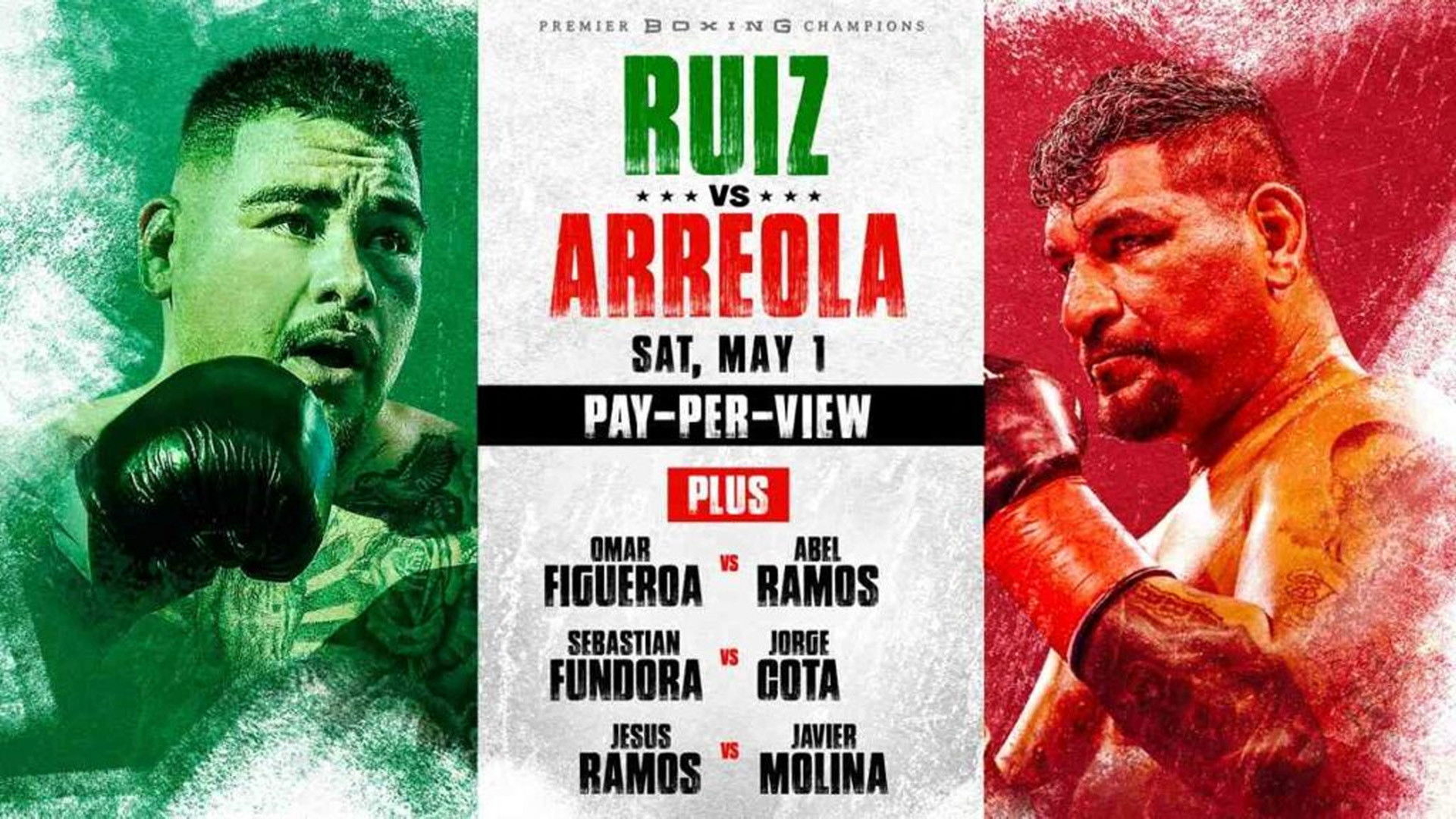 Backdrop for Andy Ruiz Jr. vs. Chris Arreola