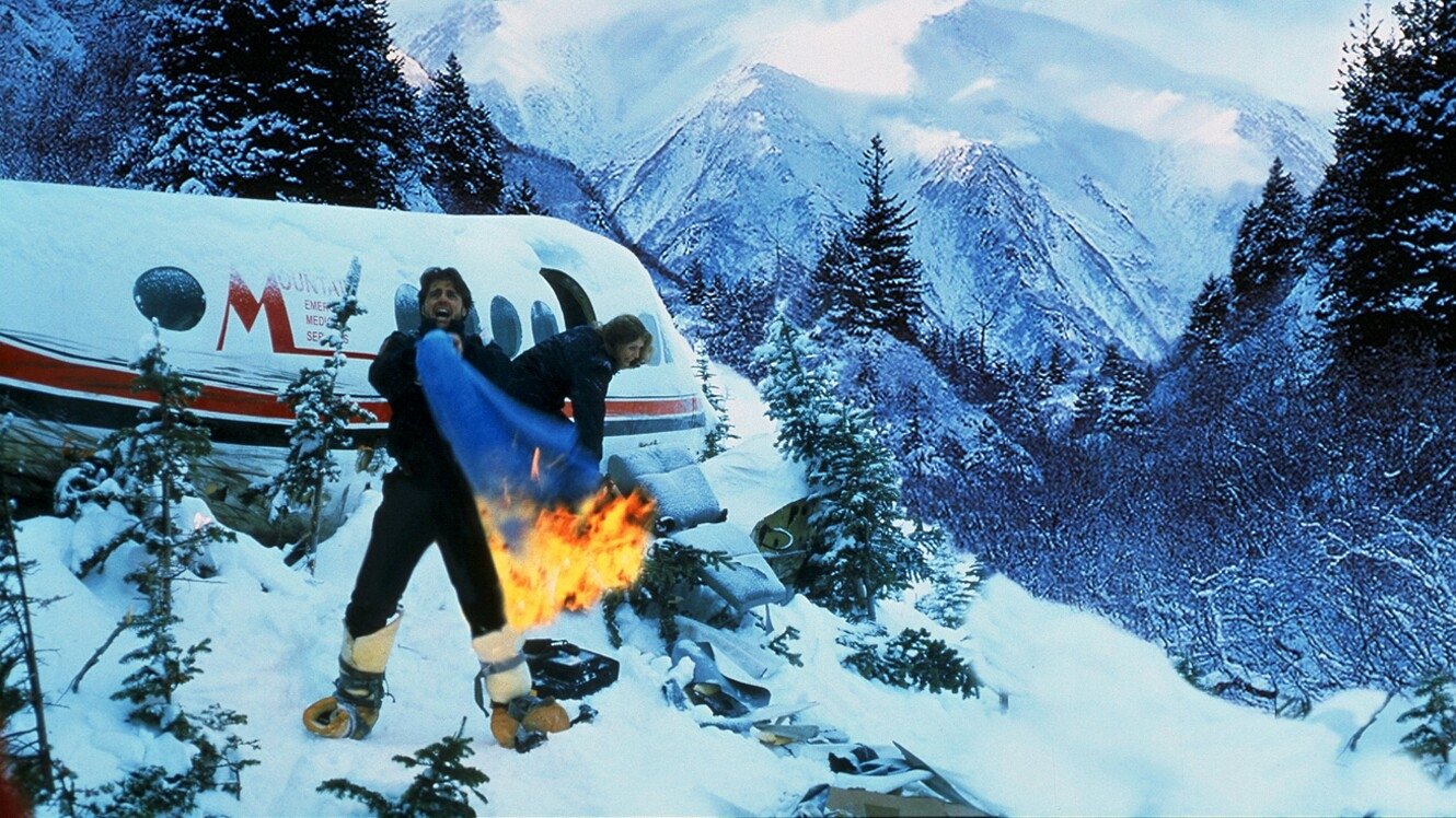 Backdrop for Angel Flight Down