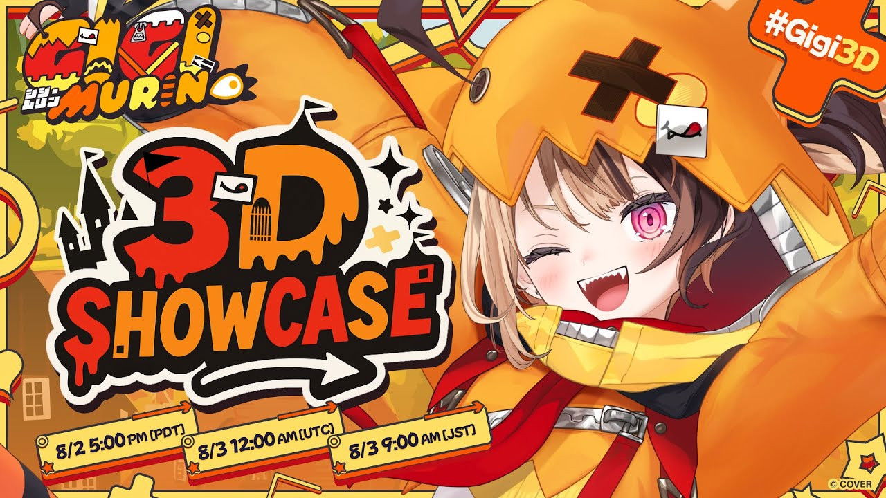 Backdrop for 【3D DEBUT】GIIII~MURIN! × 3D Gigi Murin desu #GIGI3D