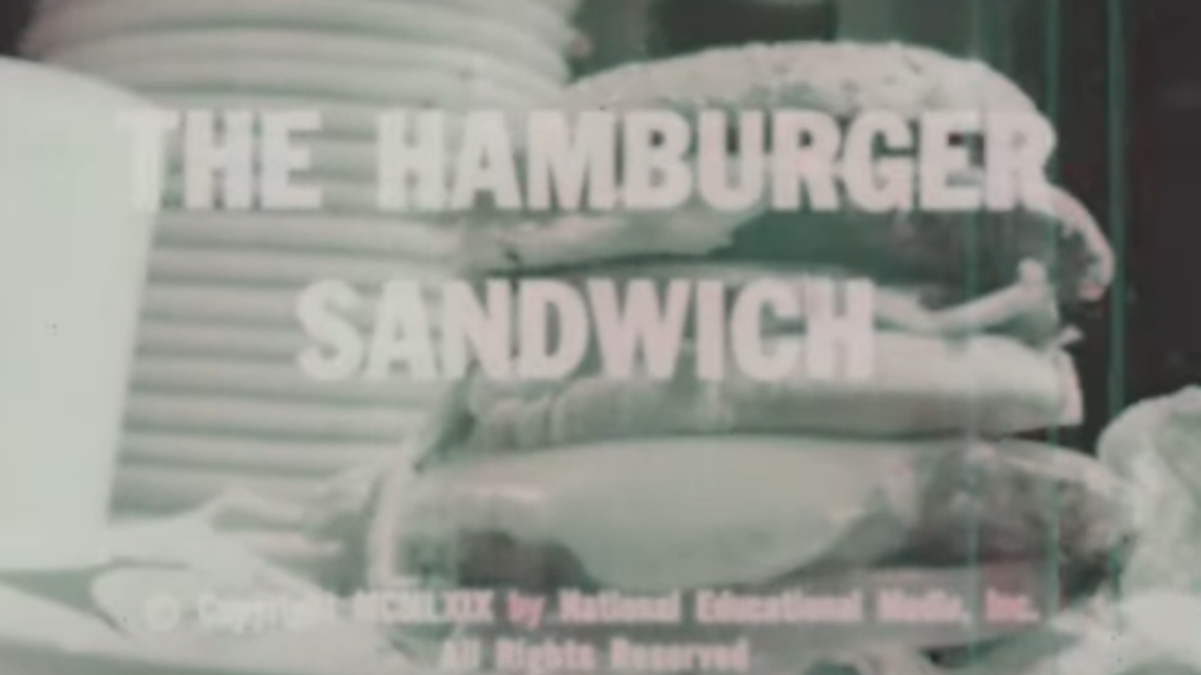 Backdrop for The Hamburger Sandwich