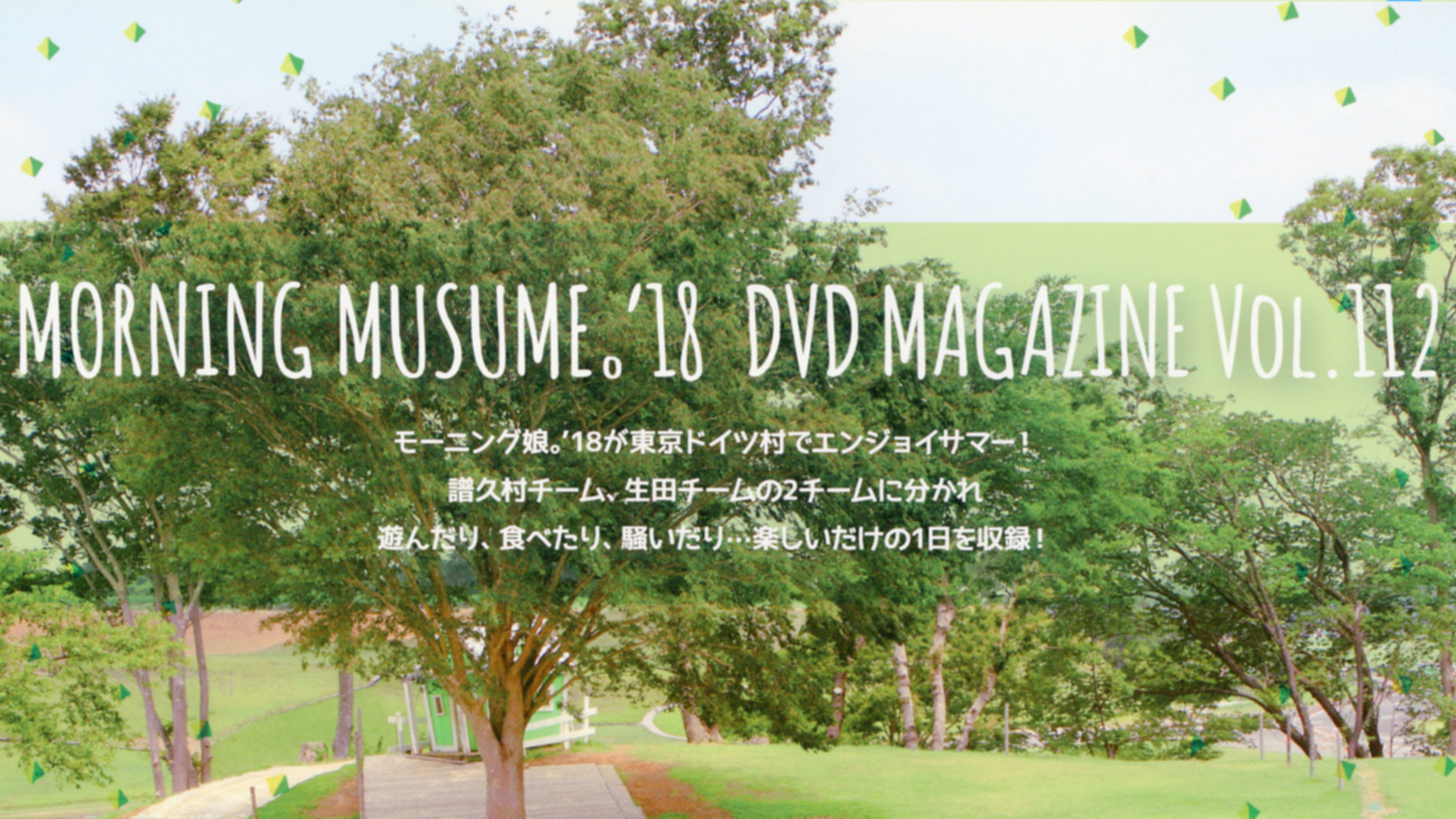 Backdrop for Morning Musume.'18 DVD Magazine Vol.112