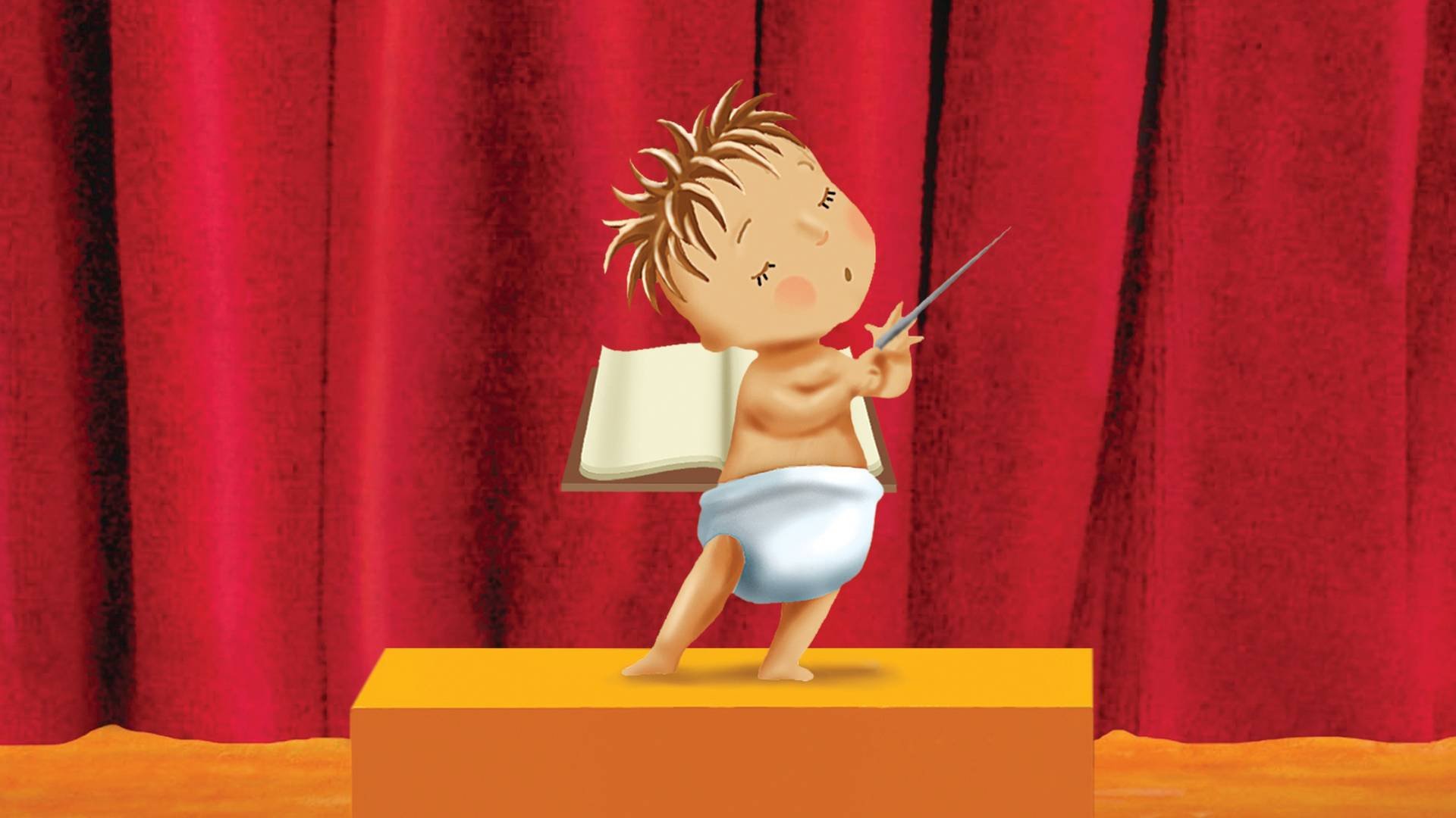 Backdrop for Classical Baby