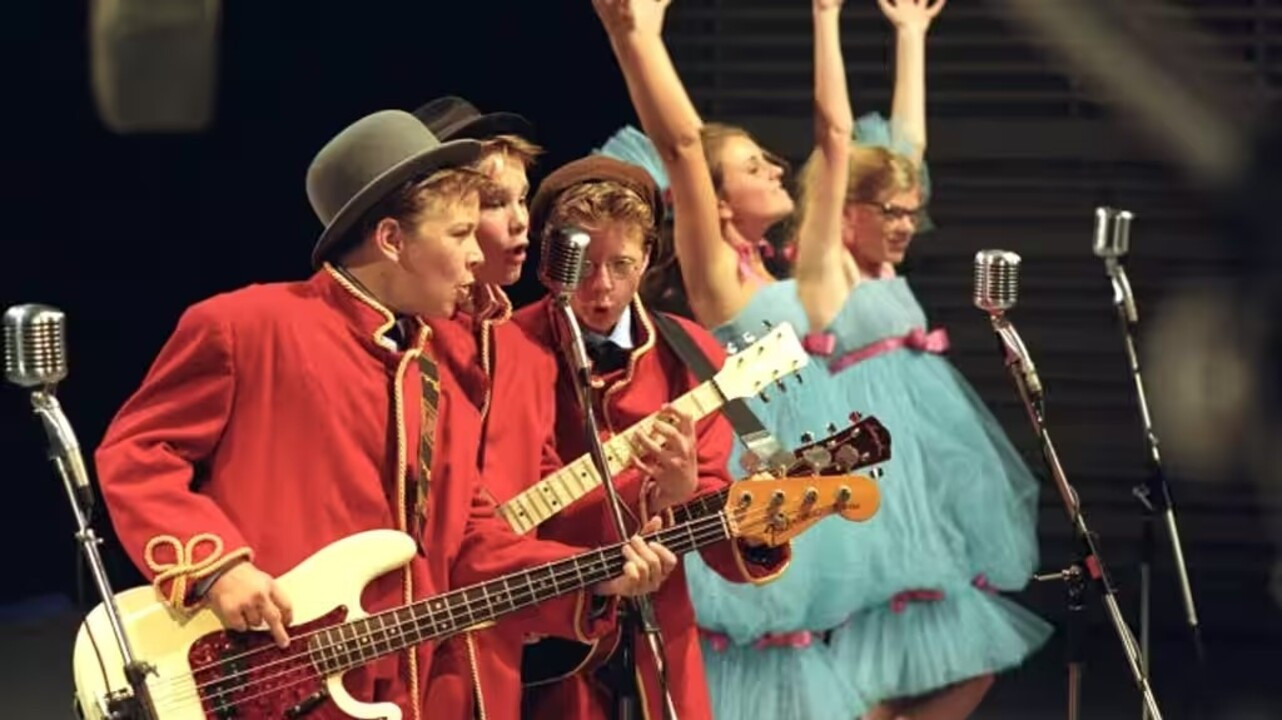 Backdrop for The Junior Olsen Gang Rocks It