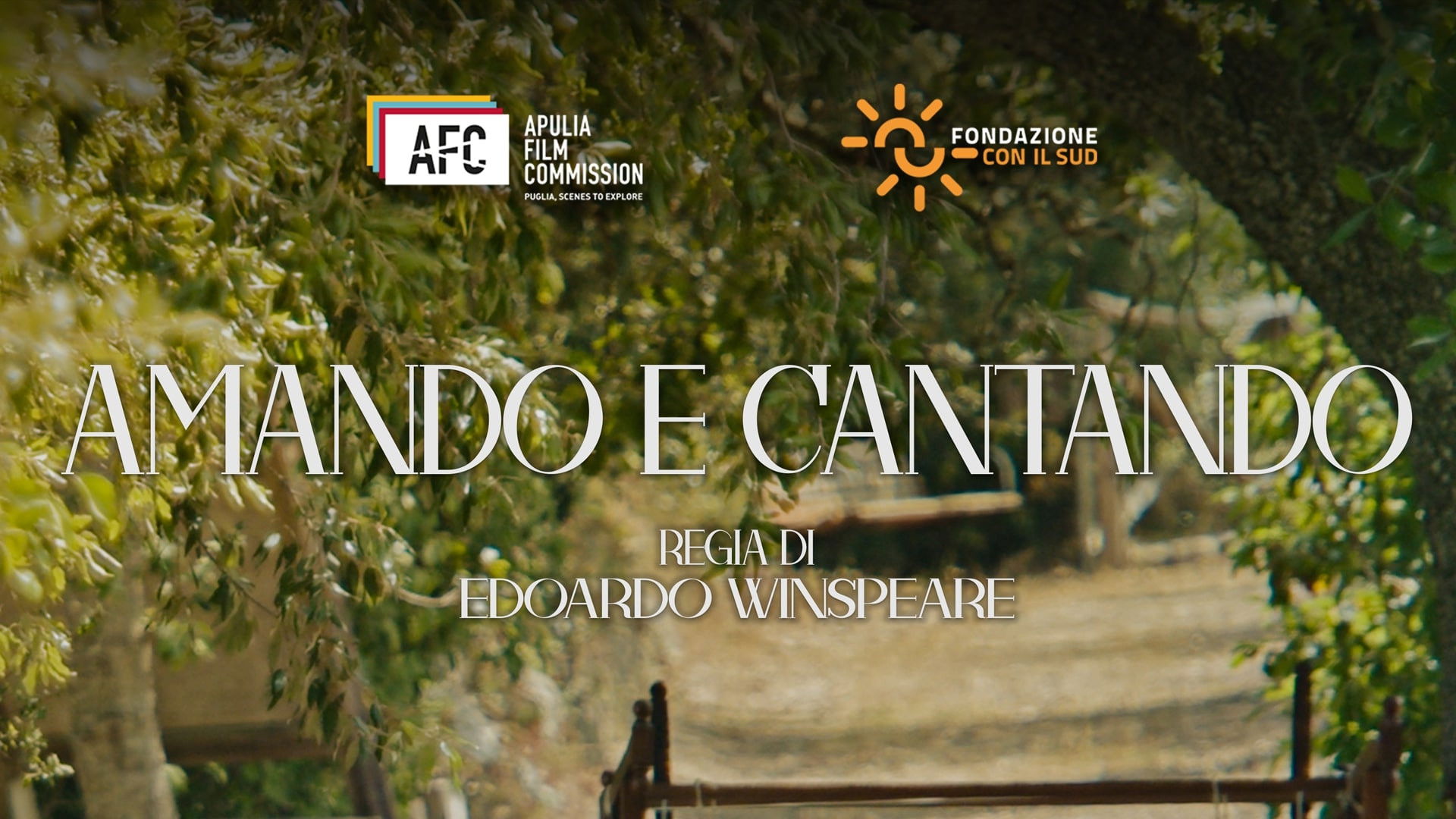 Backdrop for Amando e cantando