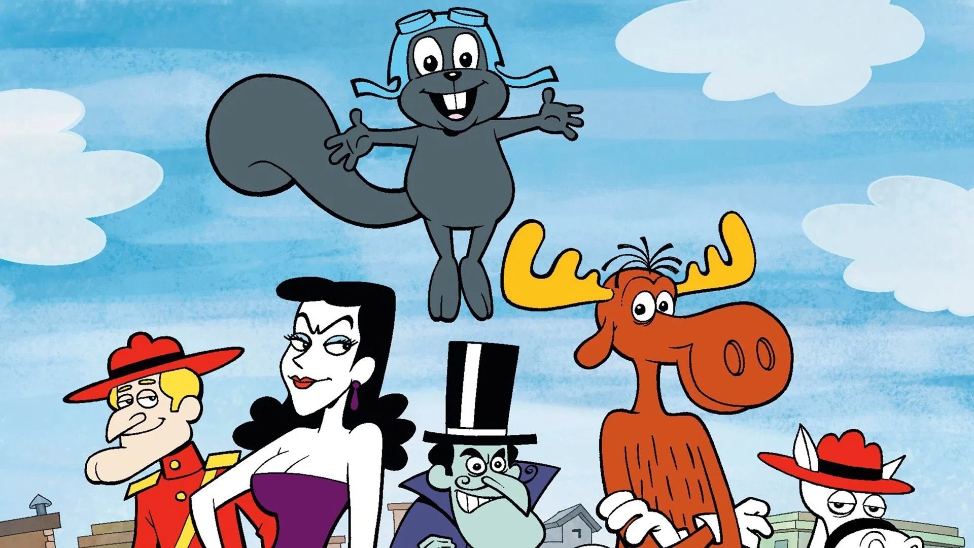 Backdrop for The Adventures of Rocky and Bullwinkle and Friends