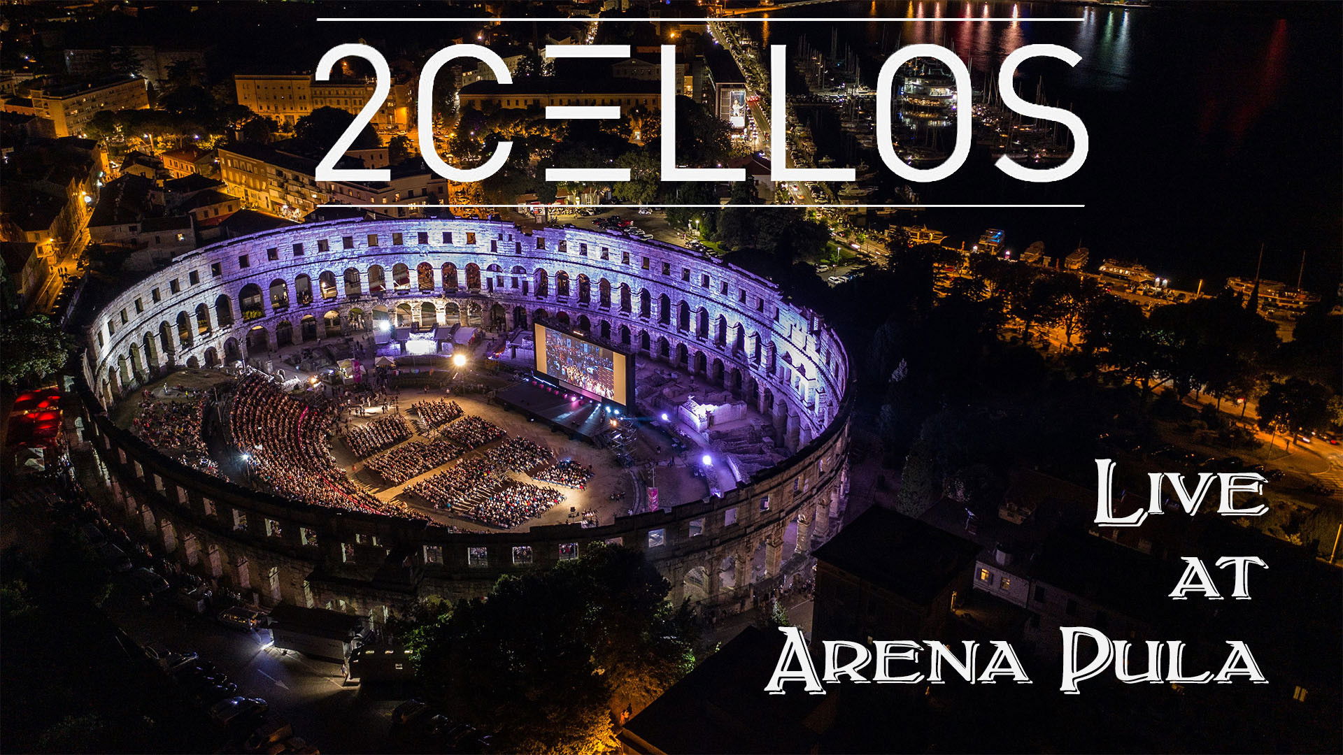 Backdrop for 2Cellos - Live at Arena Pula 2013