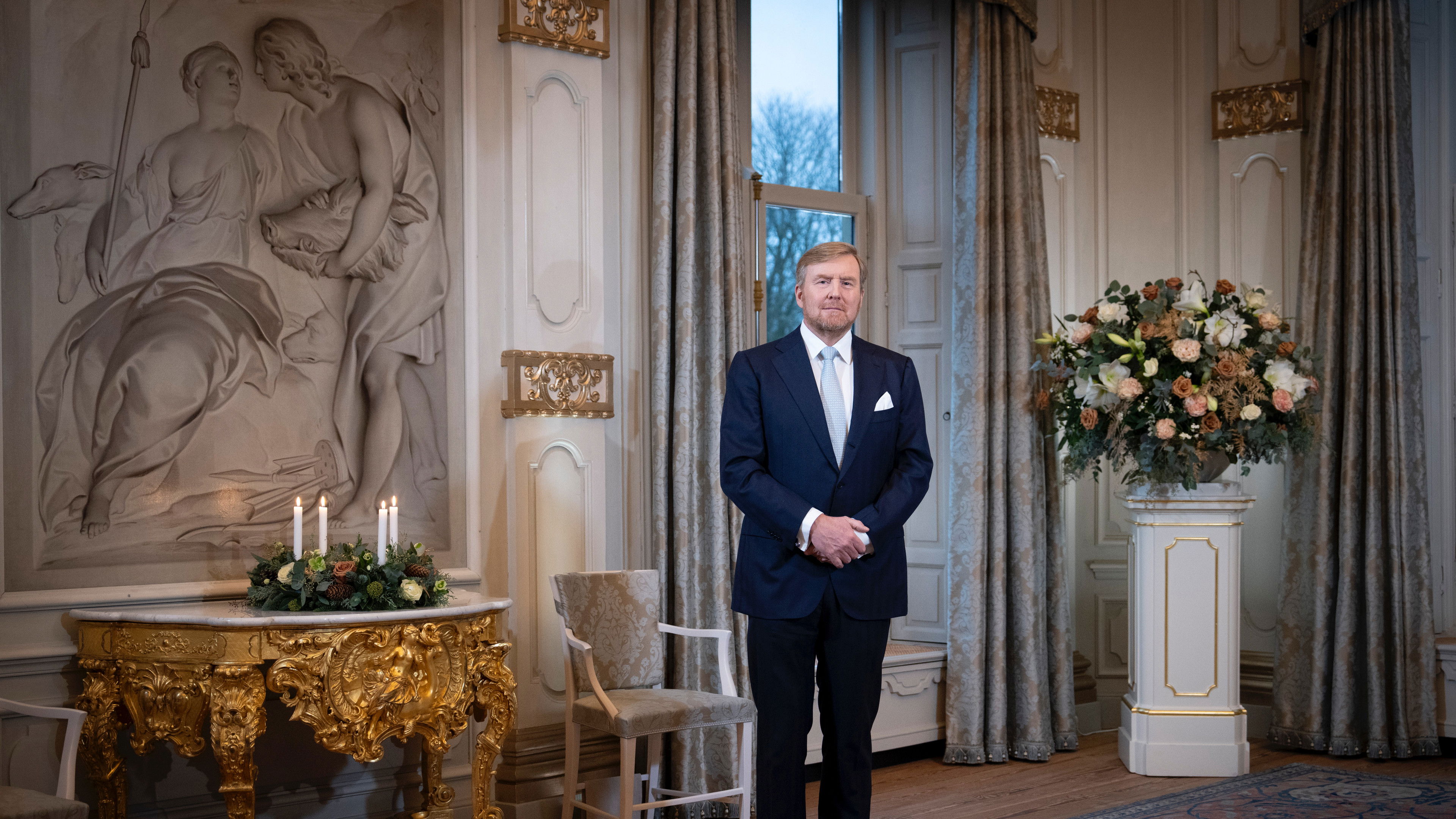 Backdrop for Kersttoespraak Zijne Majesteit de Koning