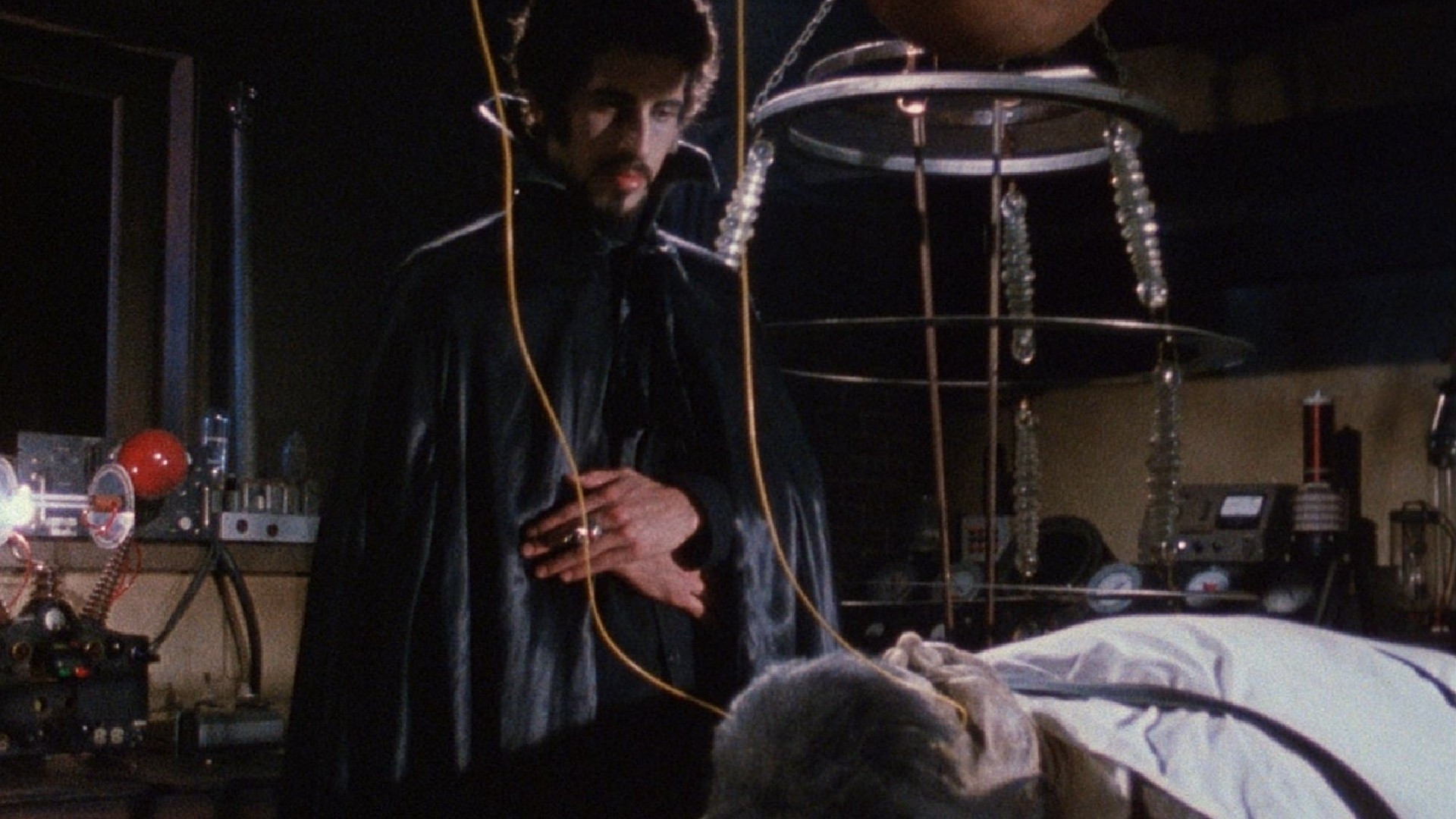 Backdrop for Dracula vs. Frankenstein