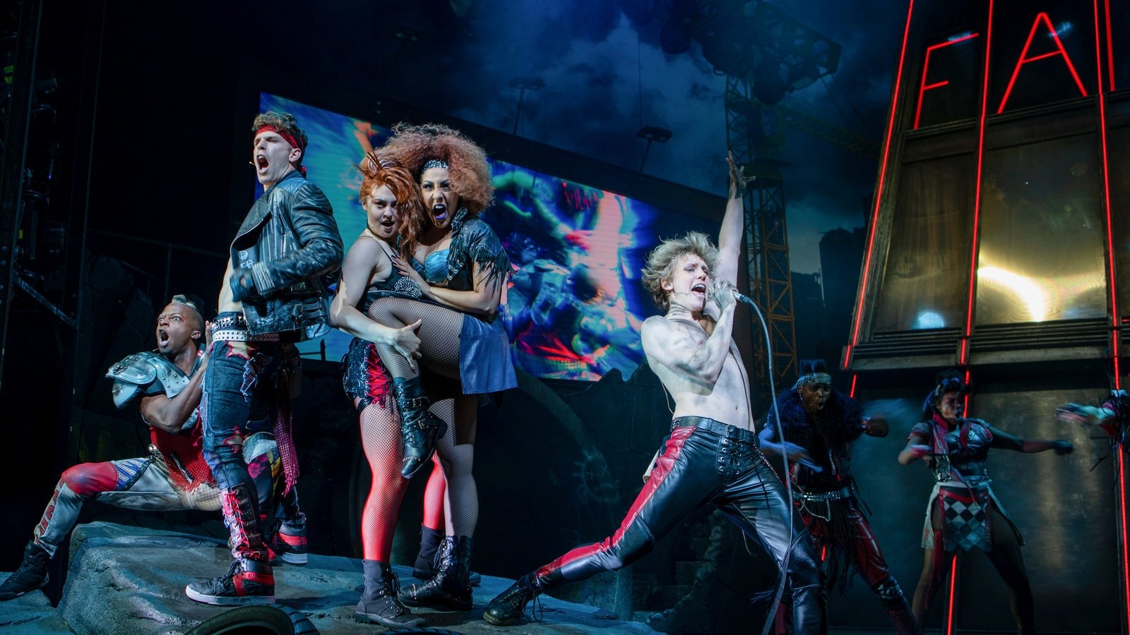 Backdrop for Bat Out of Hell: The Musical