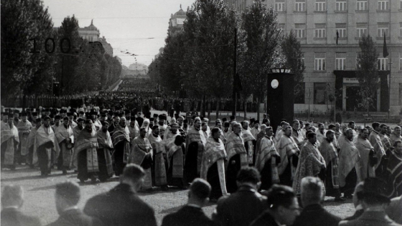 Backdrop for Funeral of King Alexander