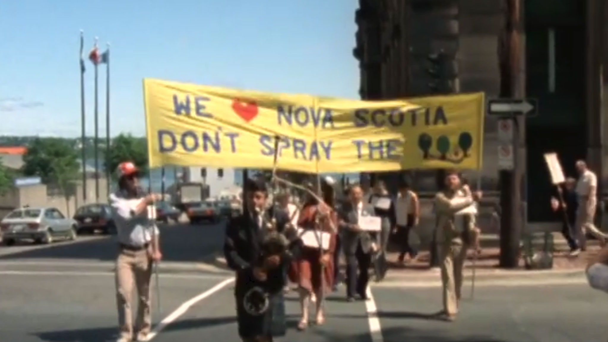 Backdrop for Herbicide Trials