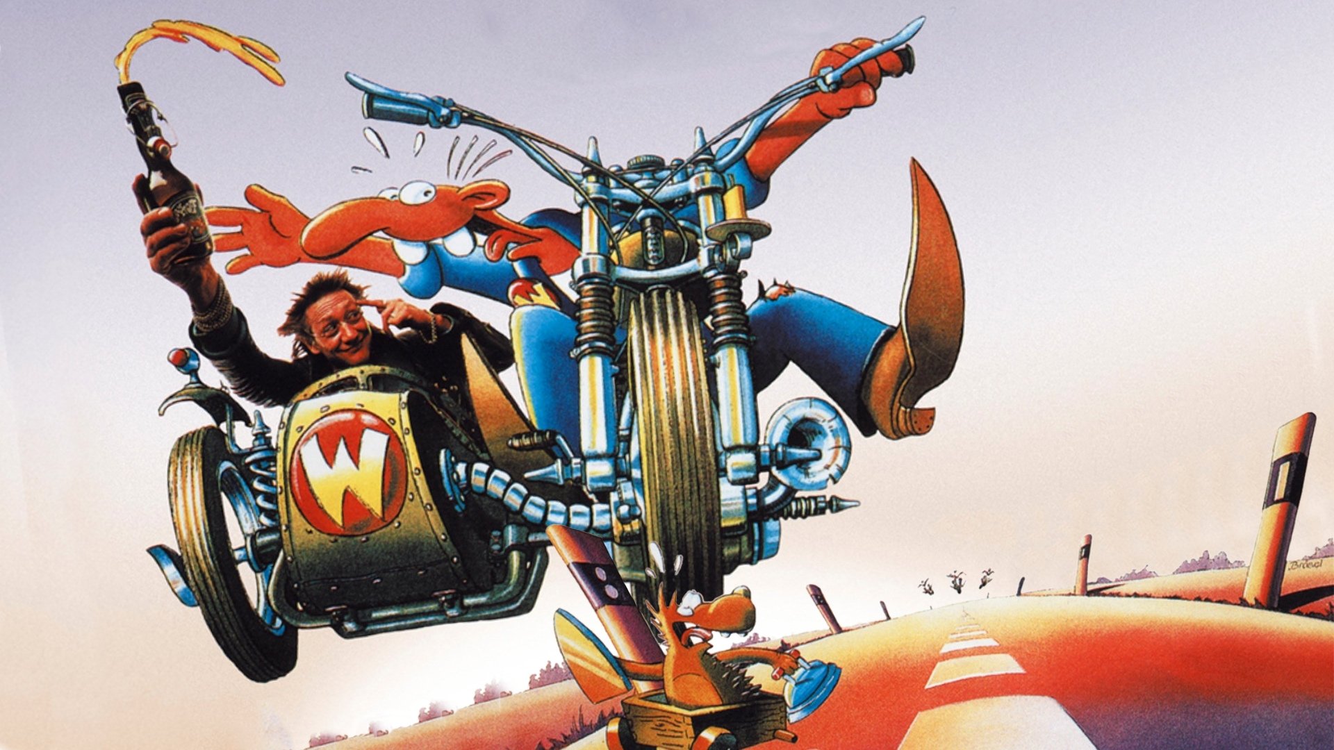 Backdrop for Werner and the Wizard of Booze