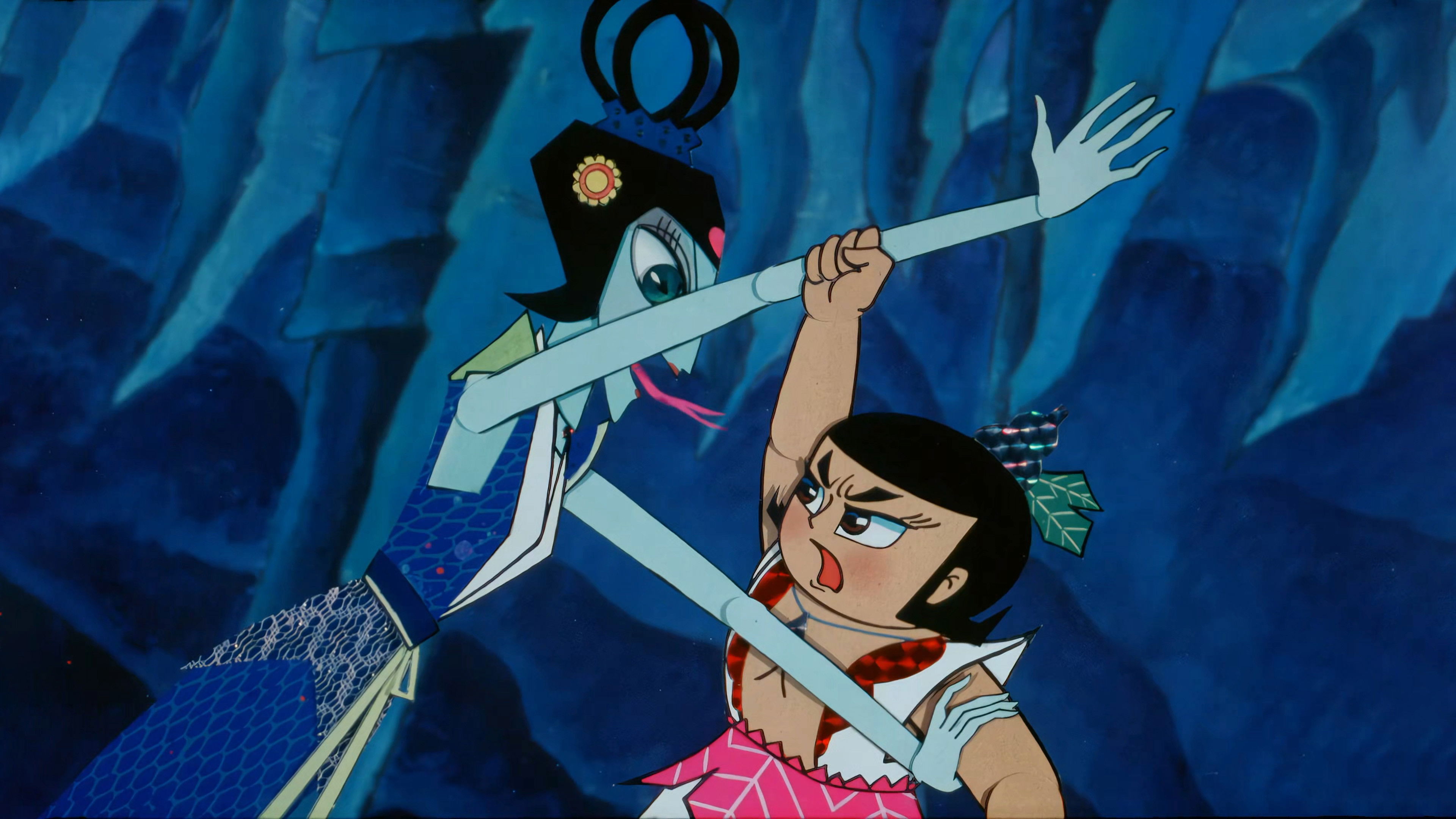 Backdrop for Calabash Brothers: Little Golden Steel