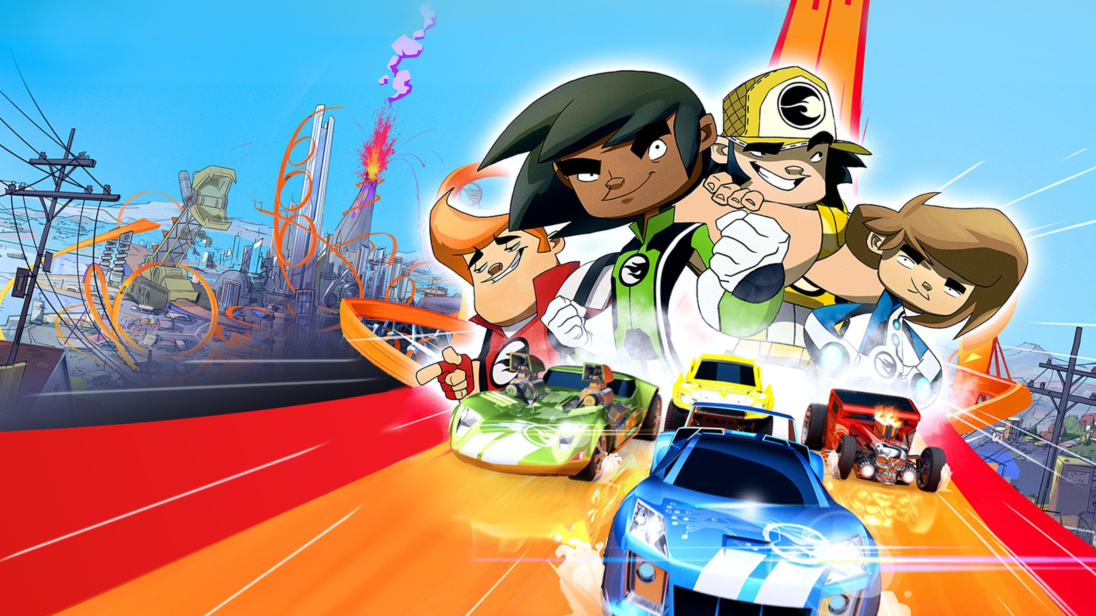 Backdrop for Hot Wheels: Build the Epic Race