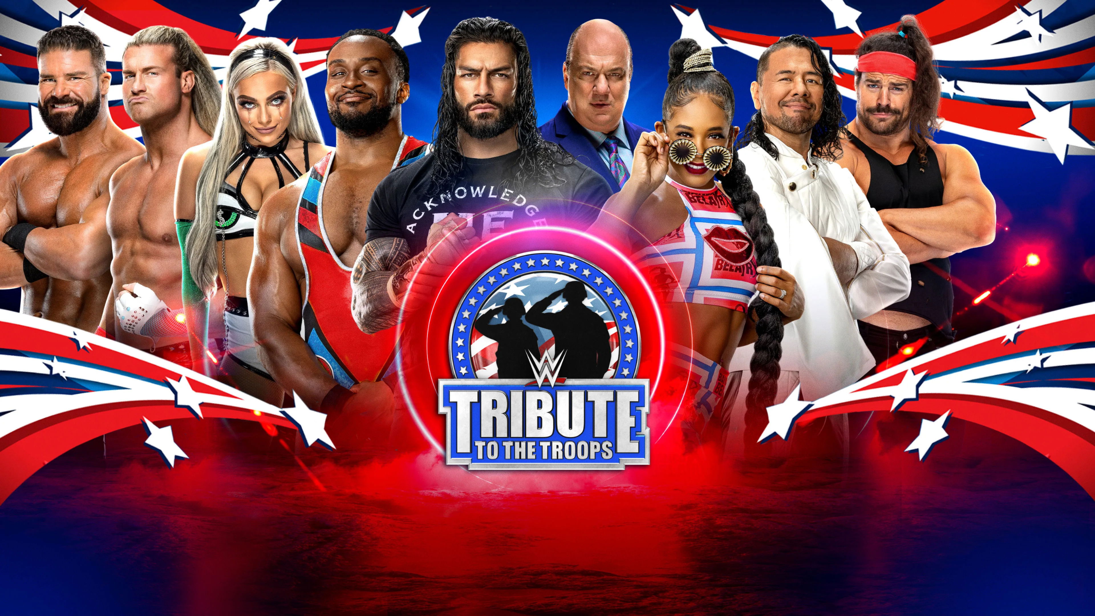 Backdrop for WWE Tribute to the Troops 2021