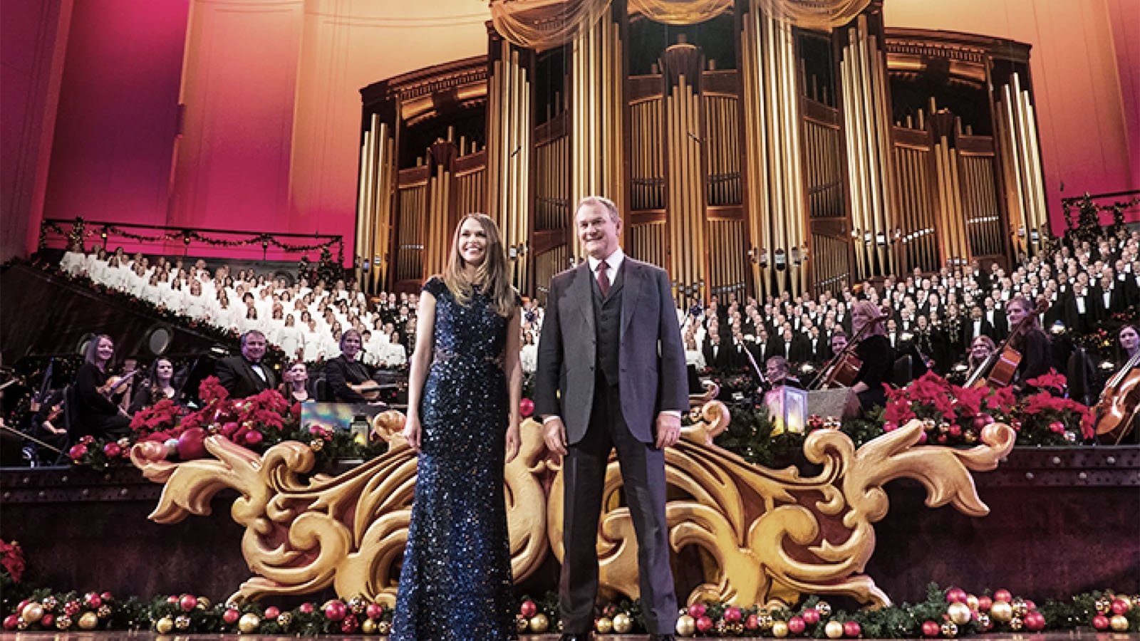 Backdrop for A Merry Little Christmas with Sutton Foster and Hugh Bonneville