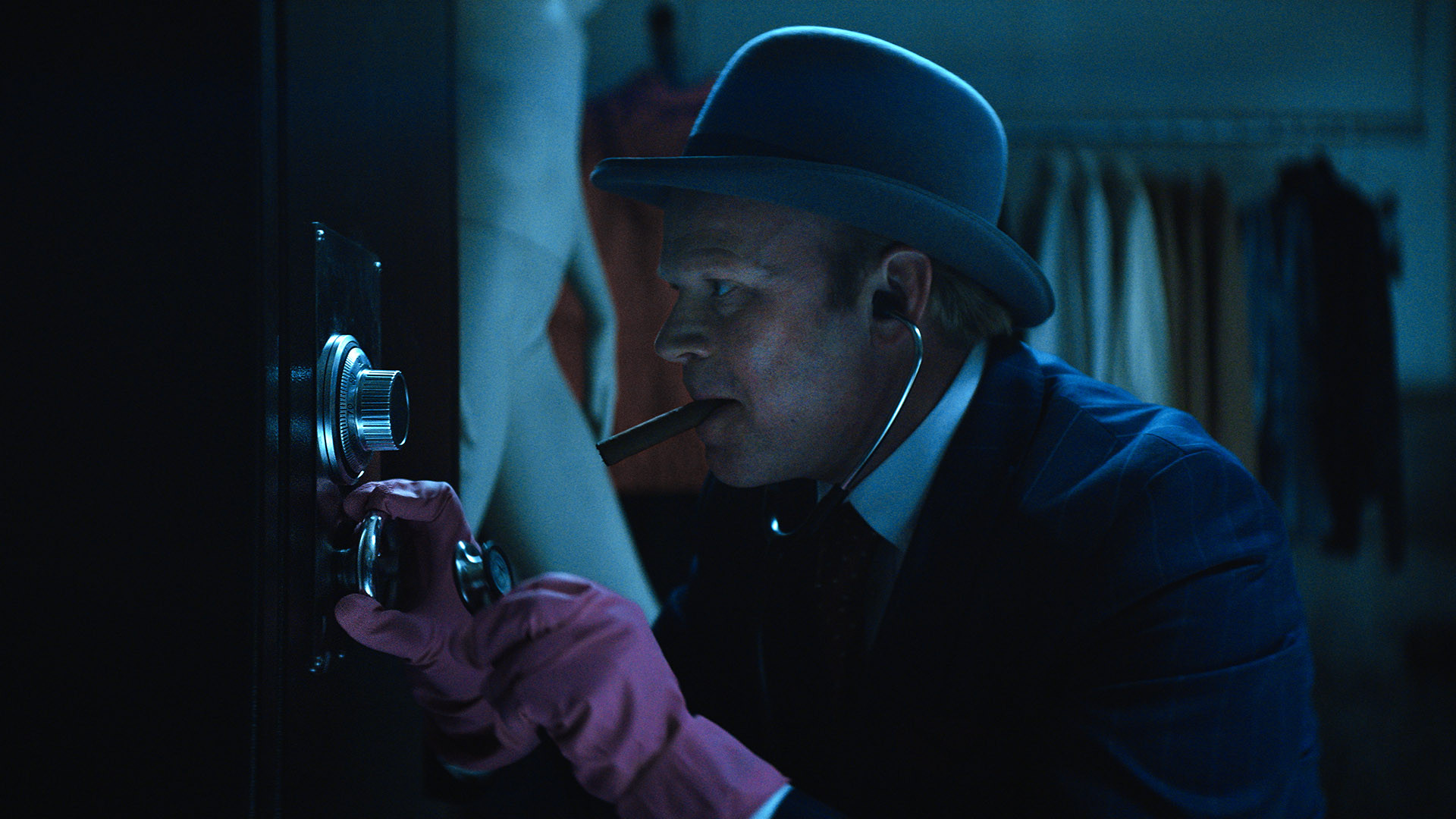 Backdrop for The Olsen Gang - Last scream!